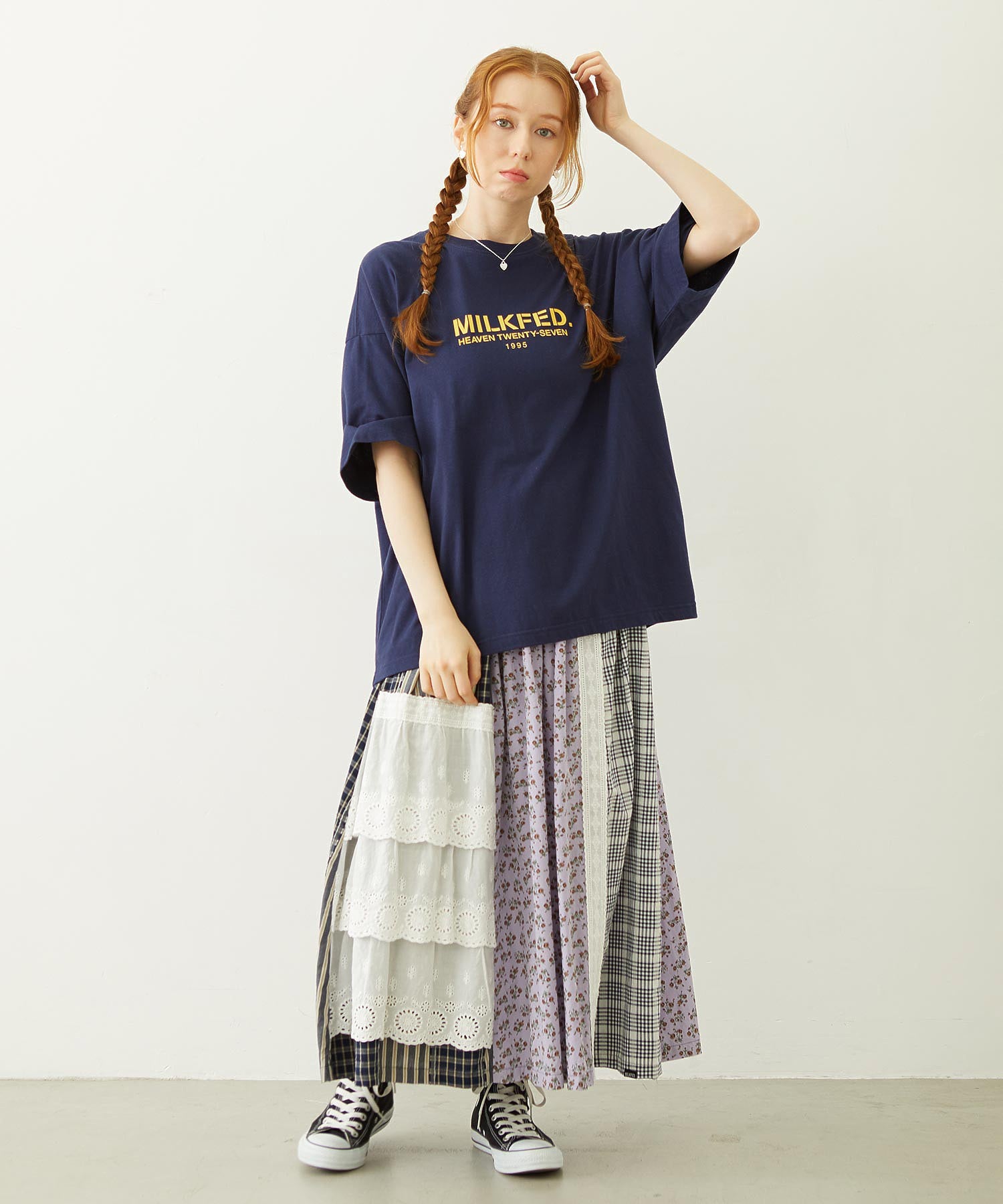 STENCIL LOGO WIDE S/S TEE