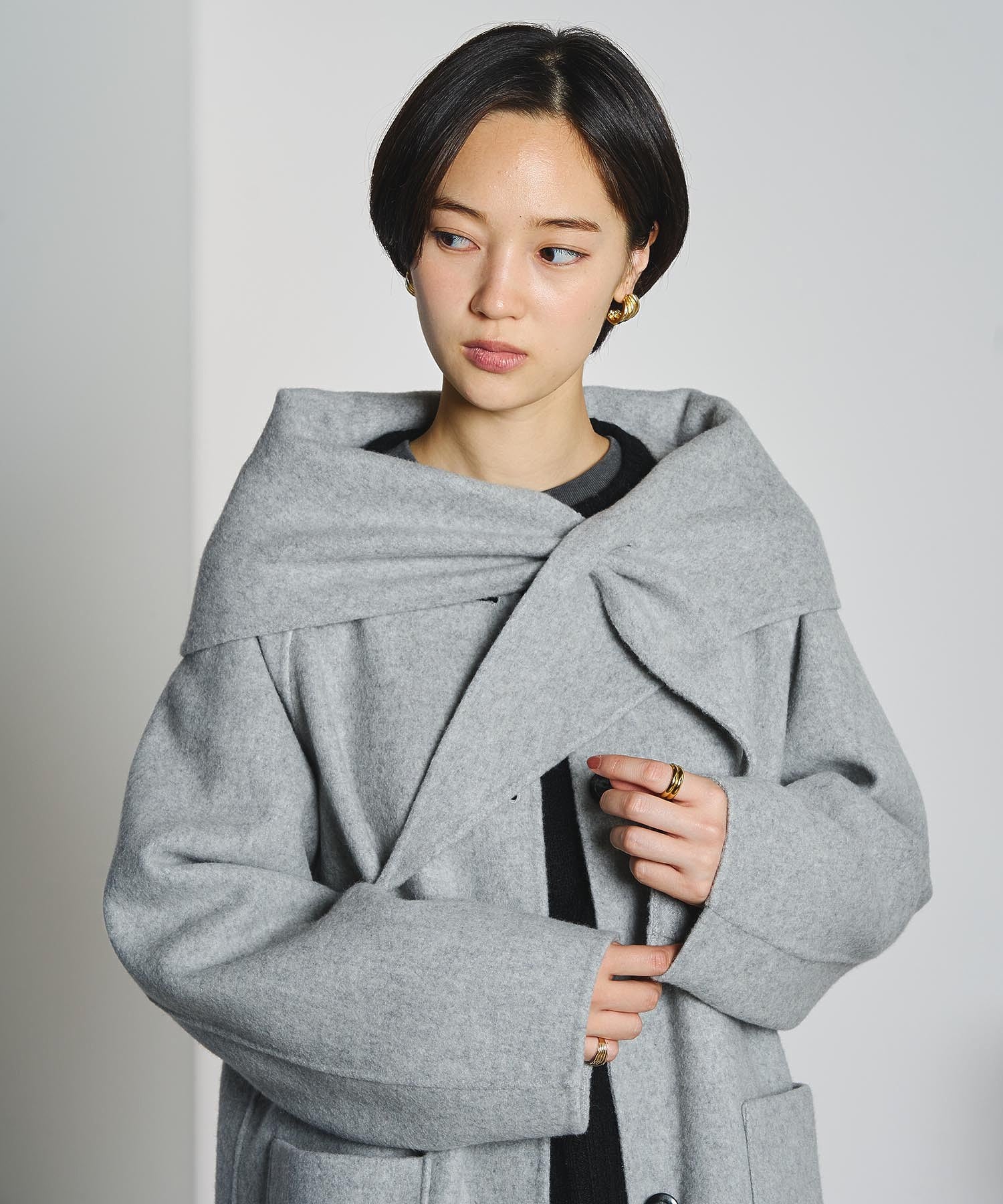 SCARF LONG COAT