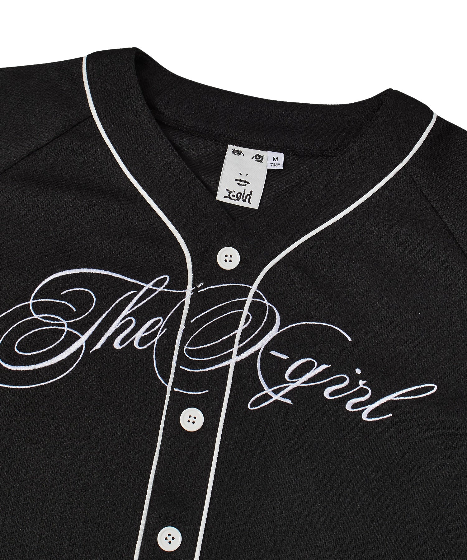 SCRIPT LOGO BASEBALL SHIRT