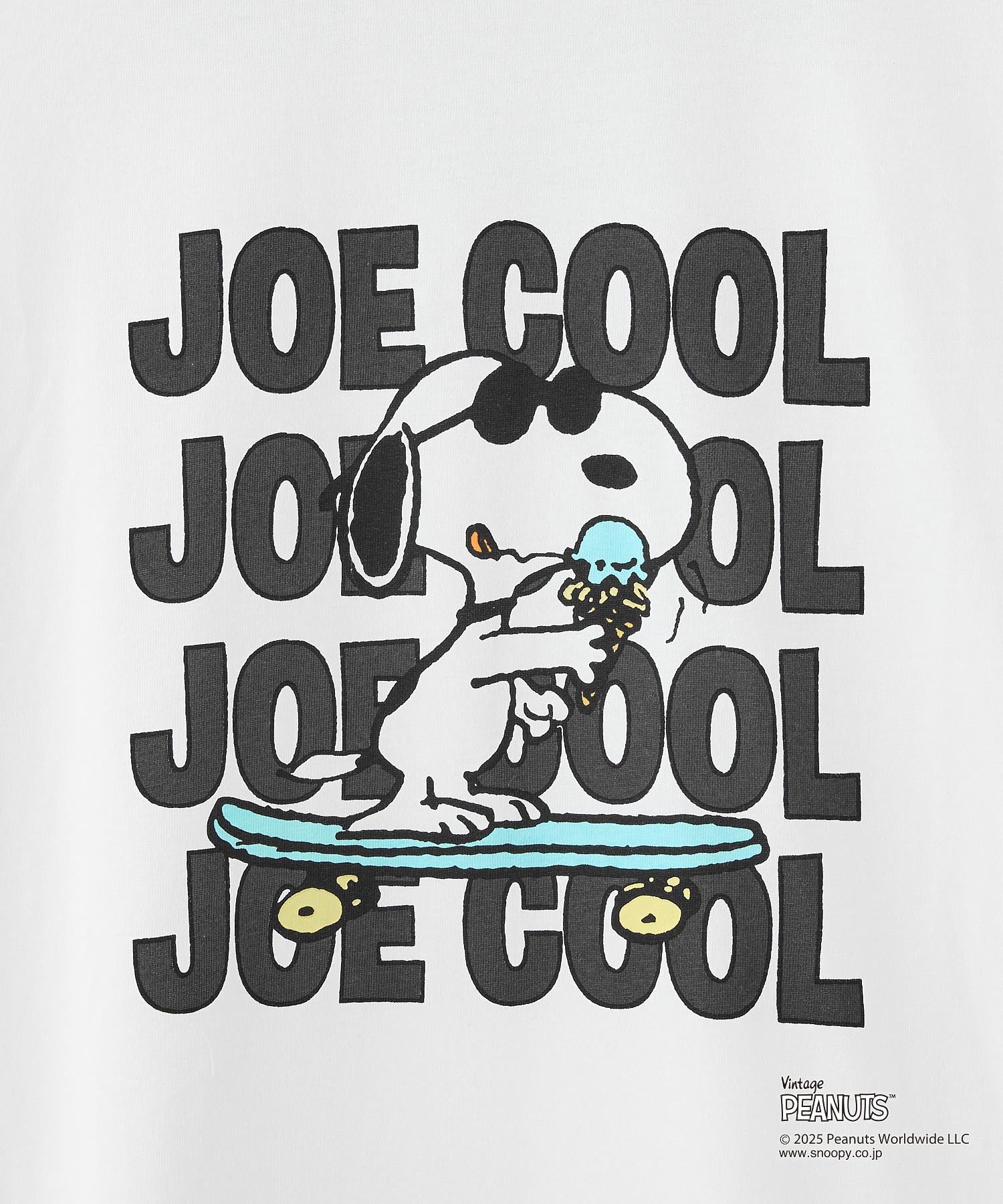 MILKFED. × PEANUTS JOE COOL BIG S/S TEE
