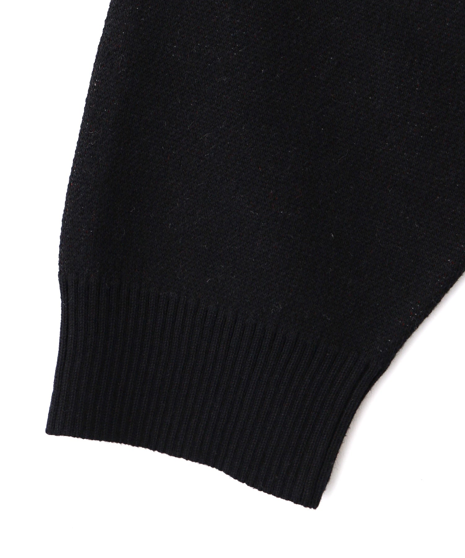 SCRATCHED LOGO JACQUARD KNIT TOP