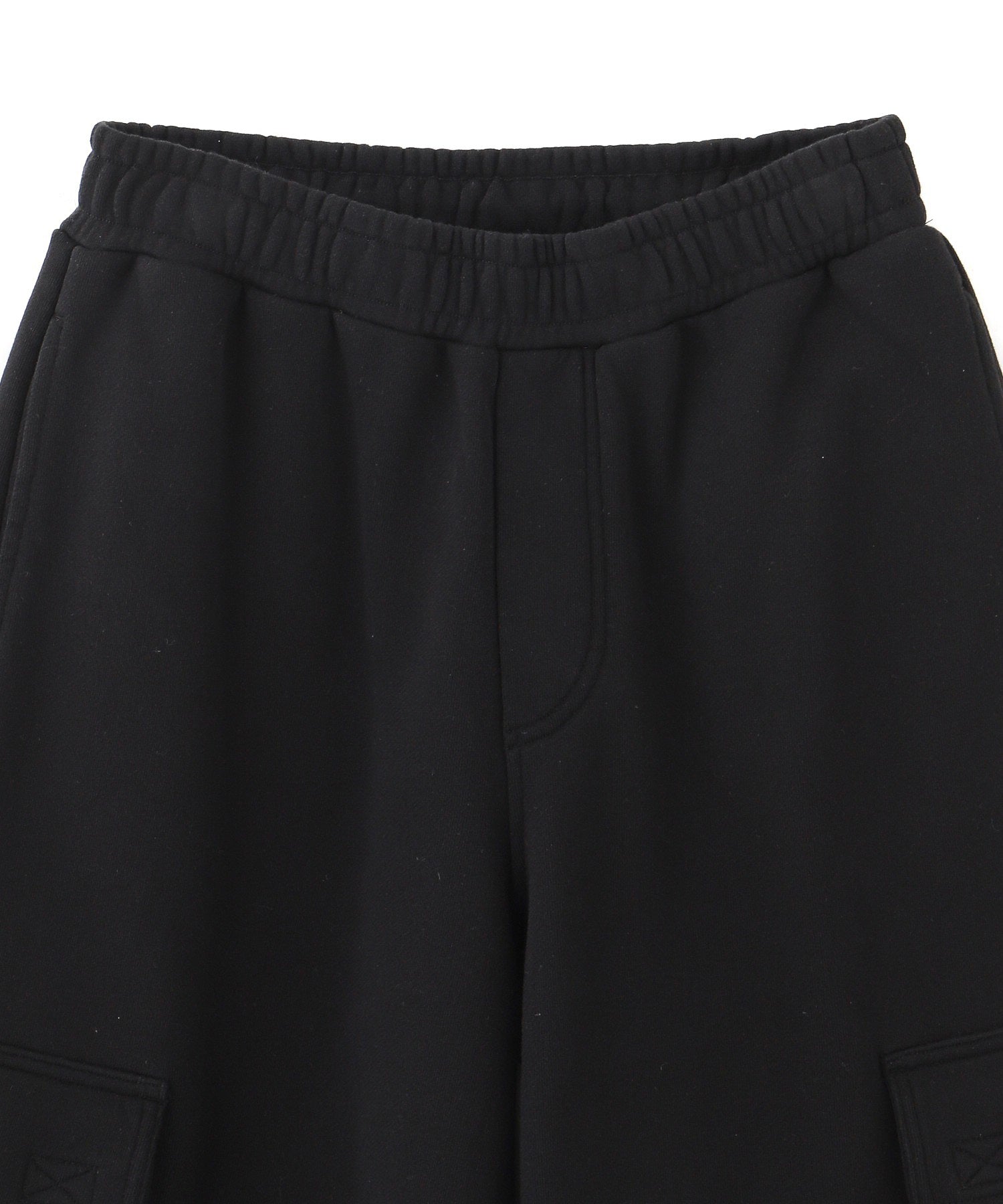 2WAY WIDE LEG CARGO SWEAT PANTS