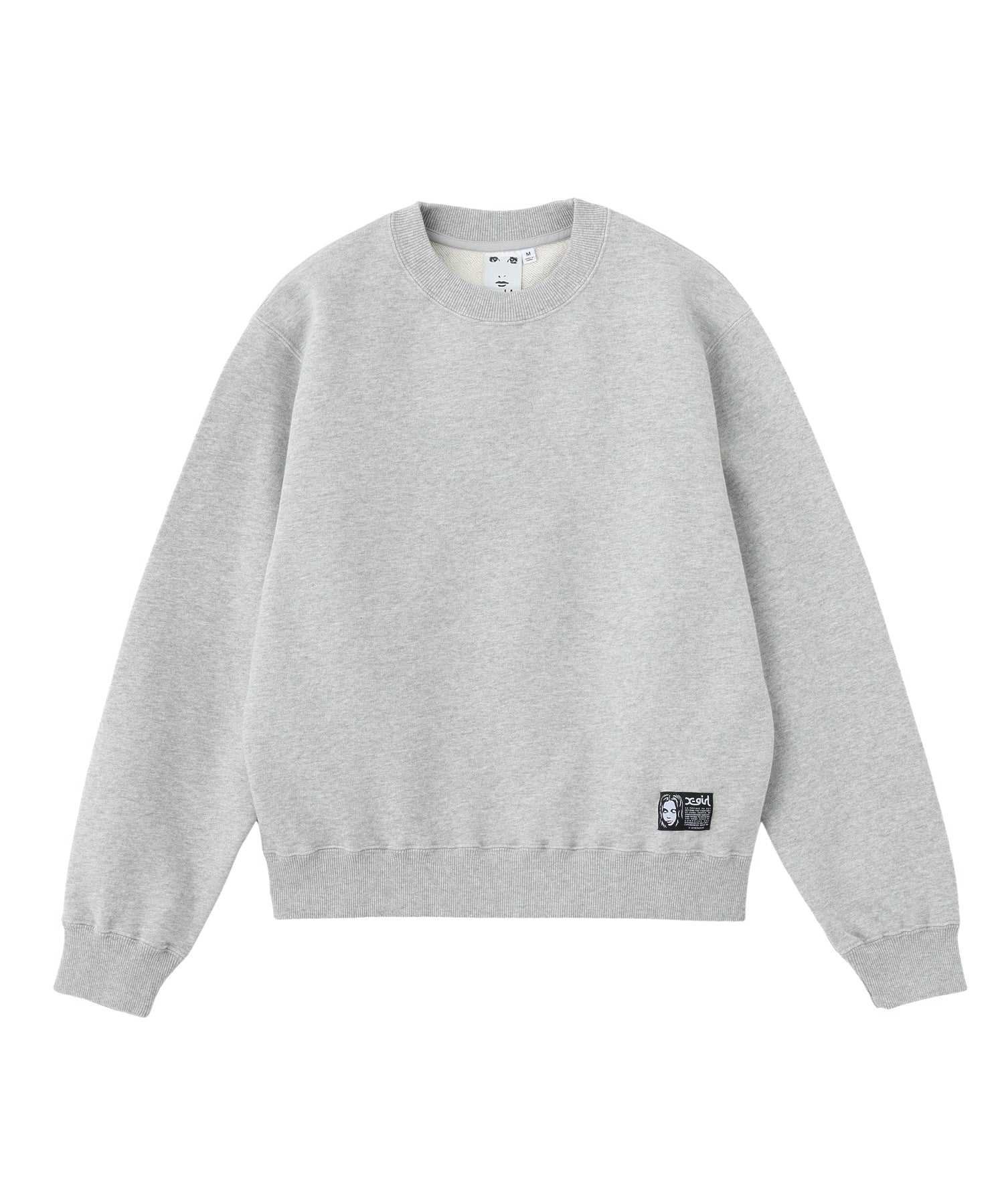 FACE LABEL PATCH SWEATSHIRT