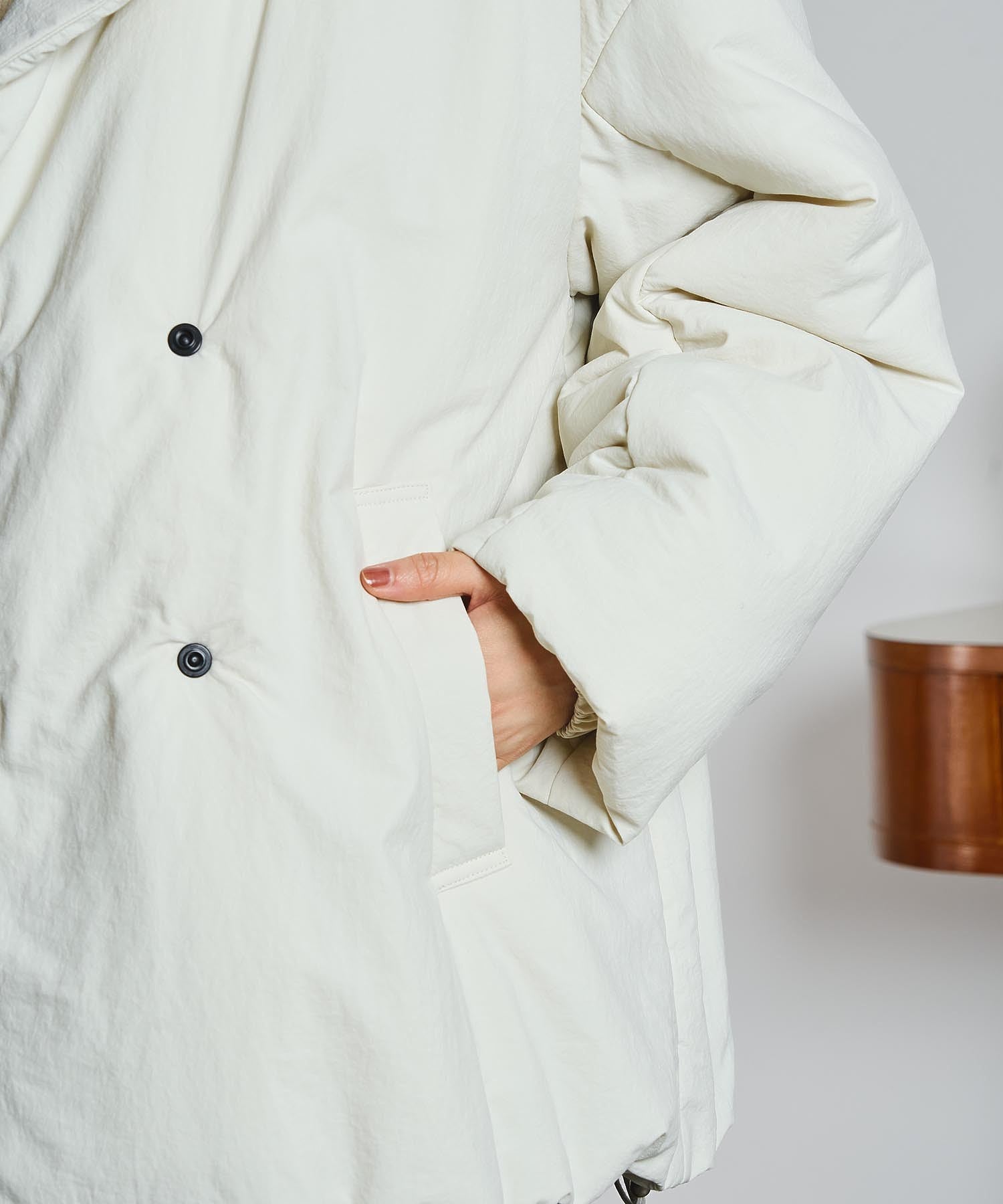 PADDED TAILORED COAT