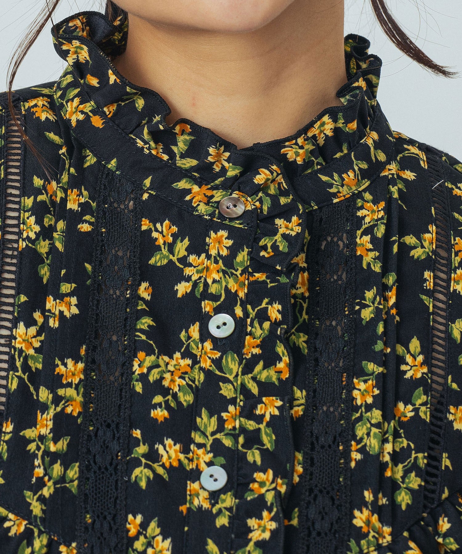 FLOWER PRINT BLOUSE