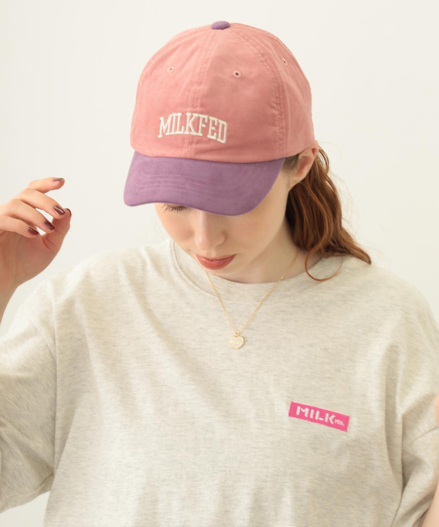LOGO CORDUROY CAP