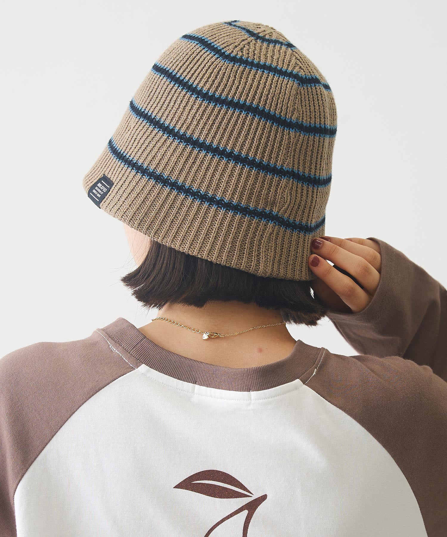 STRIPE KNIT HAT