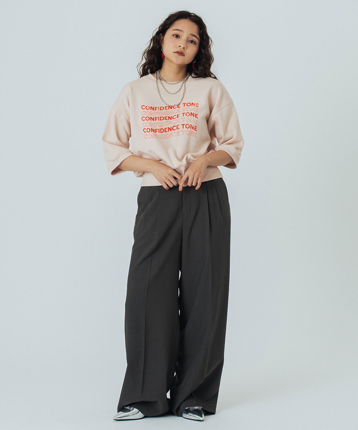 model:160cm 着用サイズ:ONE SIZE