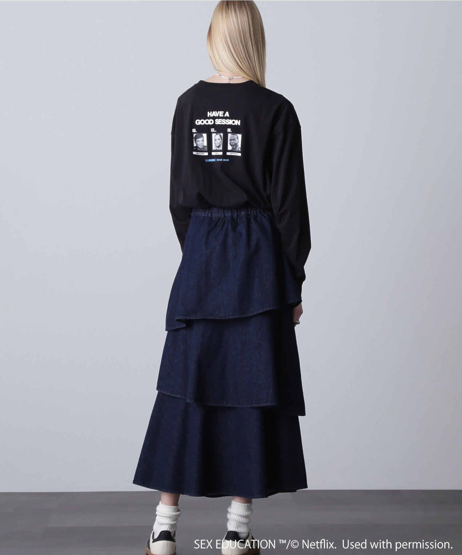 Netflix Series ‘SEX EDUCATION’ × ROSE BUD/PHOTO BACK PRINT TEE