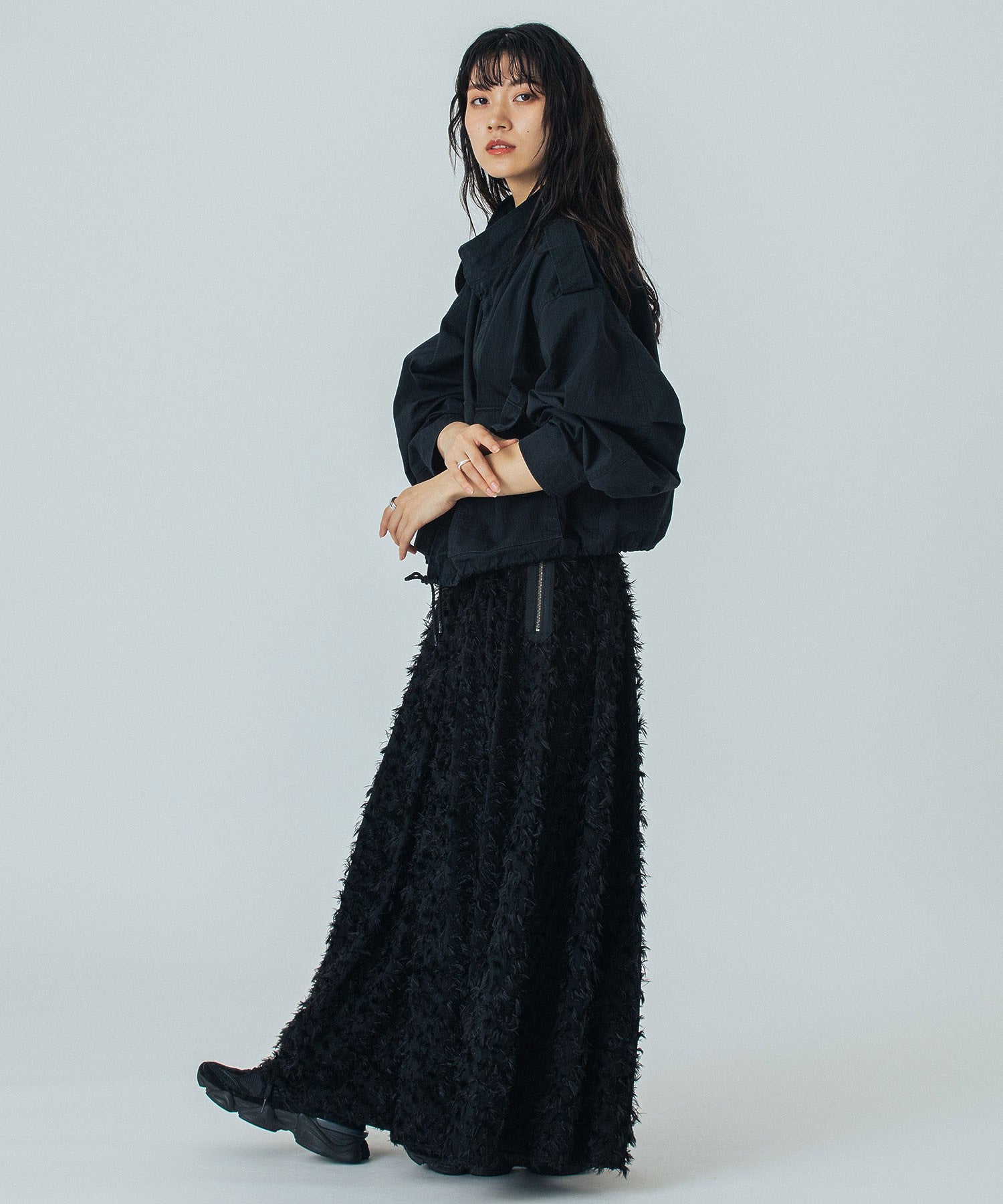 model:167cm 着用サイズ:M