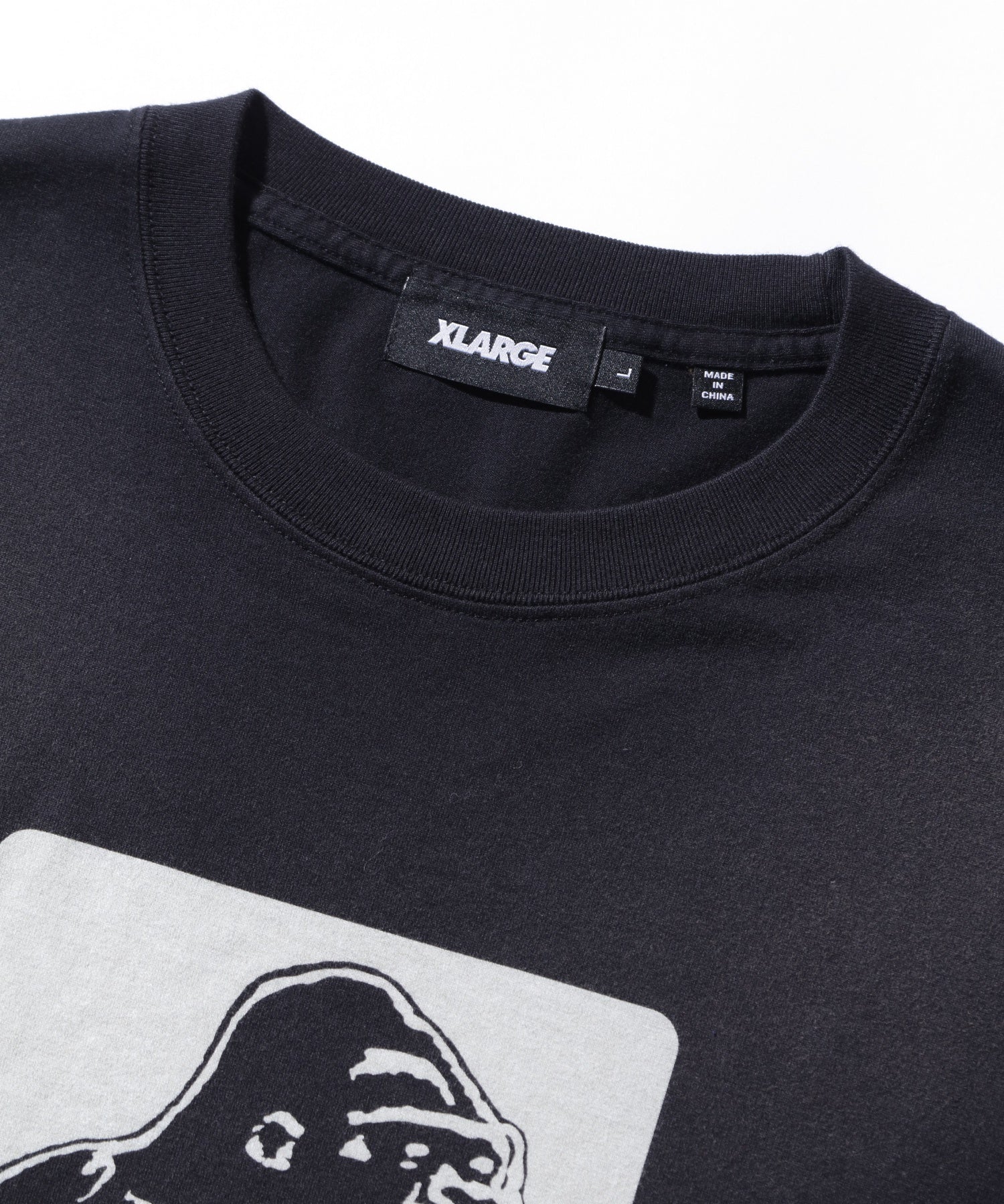 DISCHARGE PRINTED OG L/S TEE