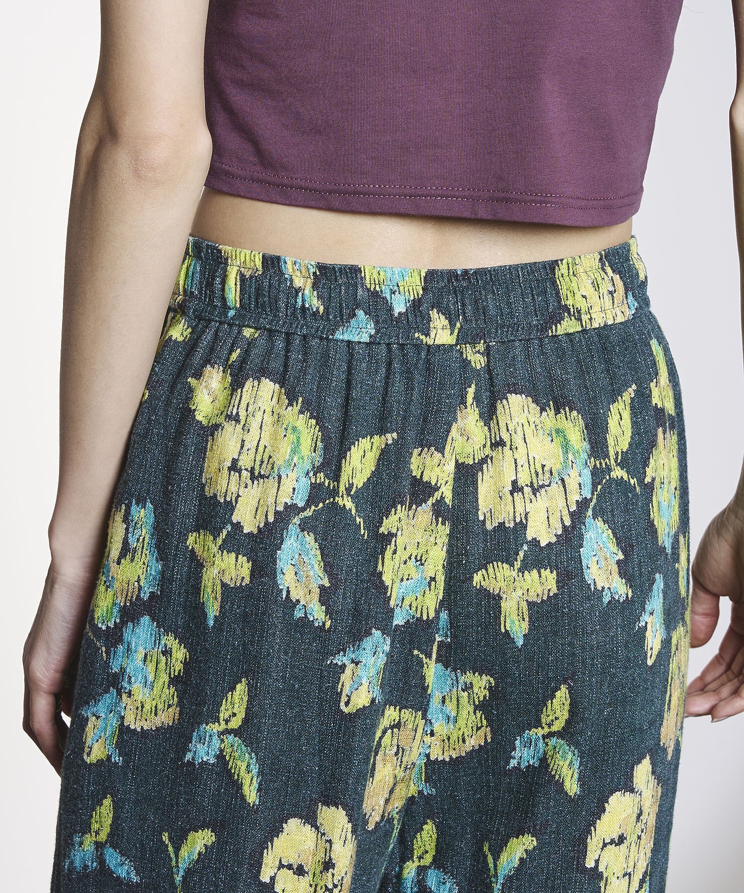 ROSE PRINT PANTS