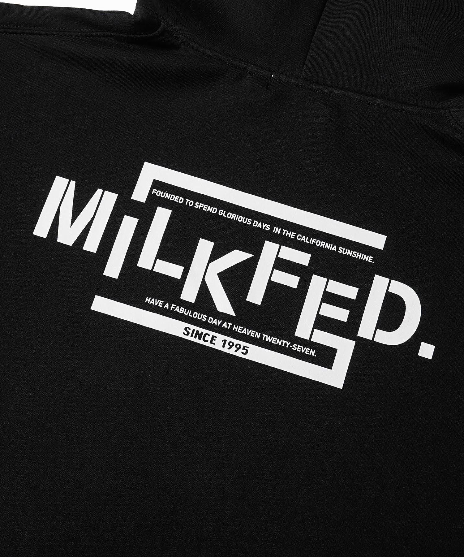 STENCIL BIG SWEAT HOODIE MILKFED.