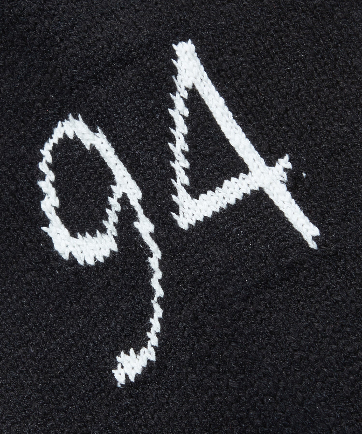 FRONT SLIT KNIT HOODIE