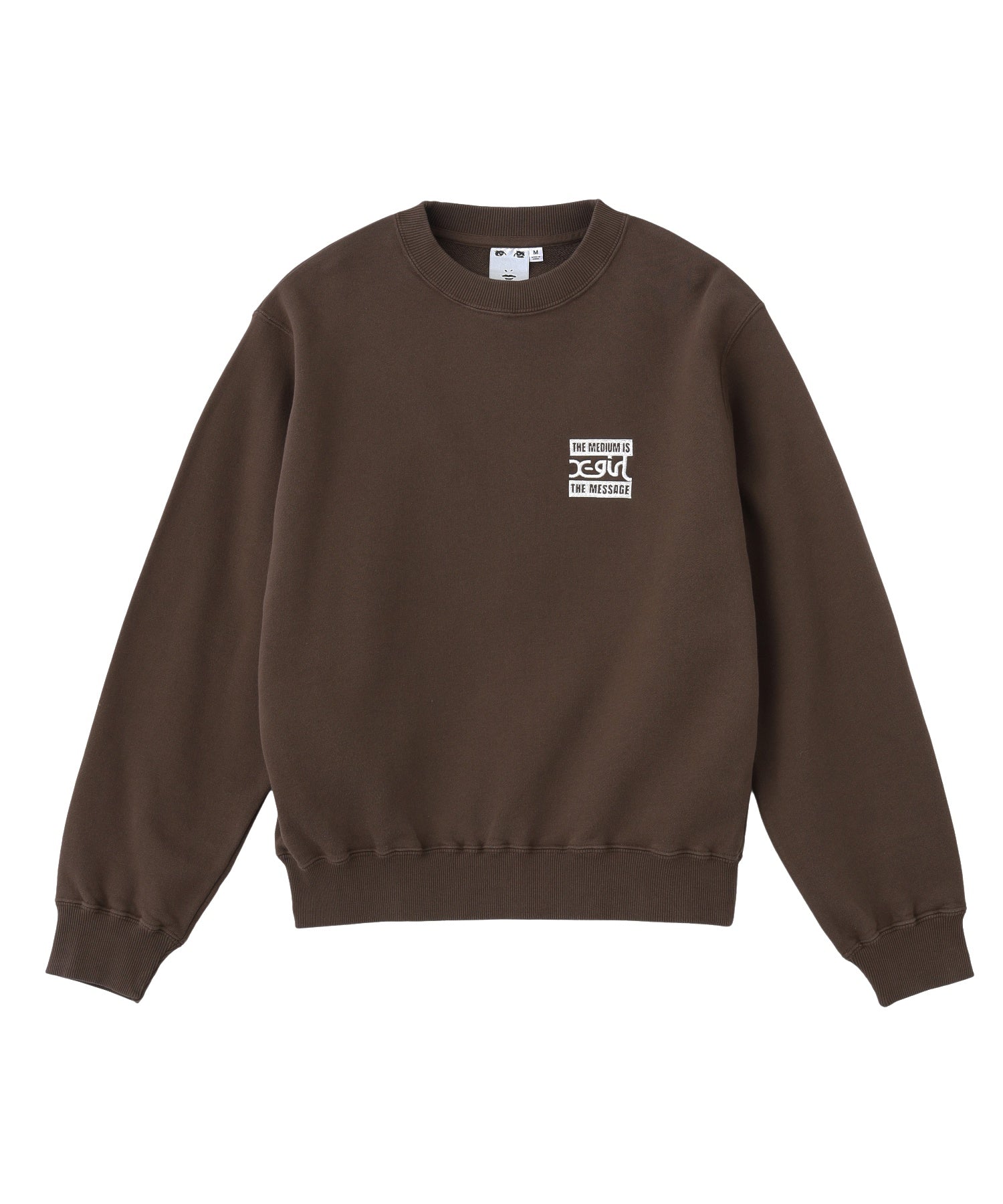 BOX AND MILLS LOGO PATCH SWEATSHIRT