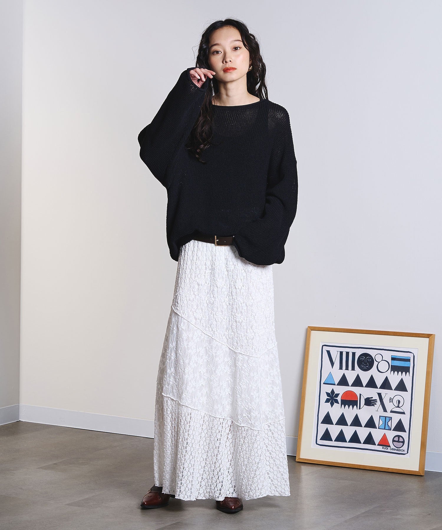 model:161cm 着用サイズ:ONE SIZE