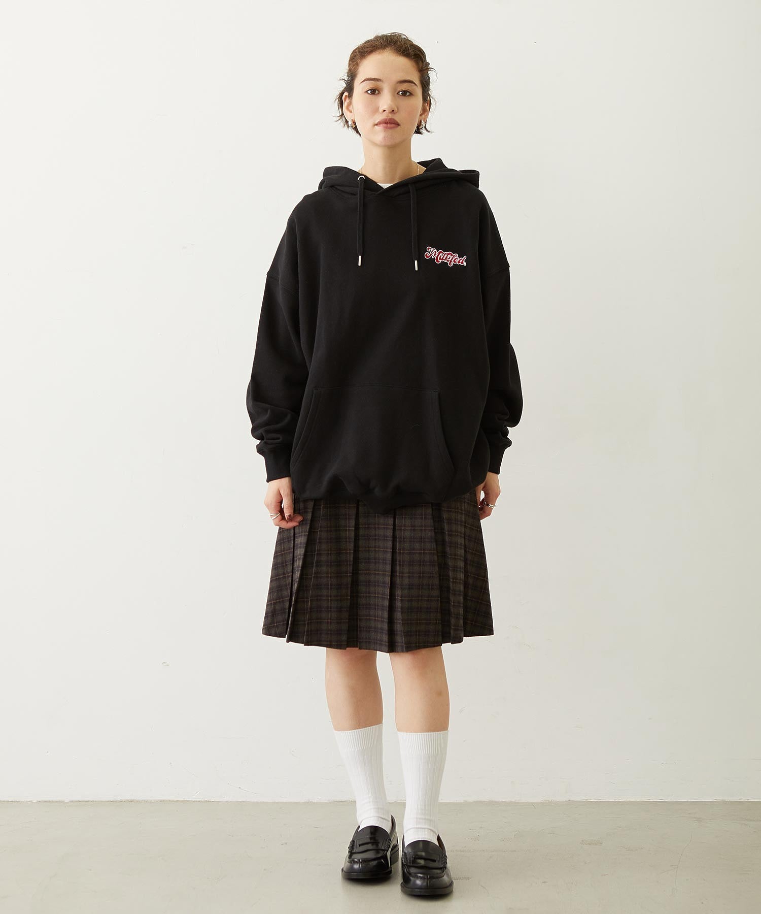 LEOPARD PRINT CHERRY PATCH SWEAT HOODIE