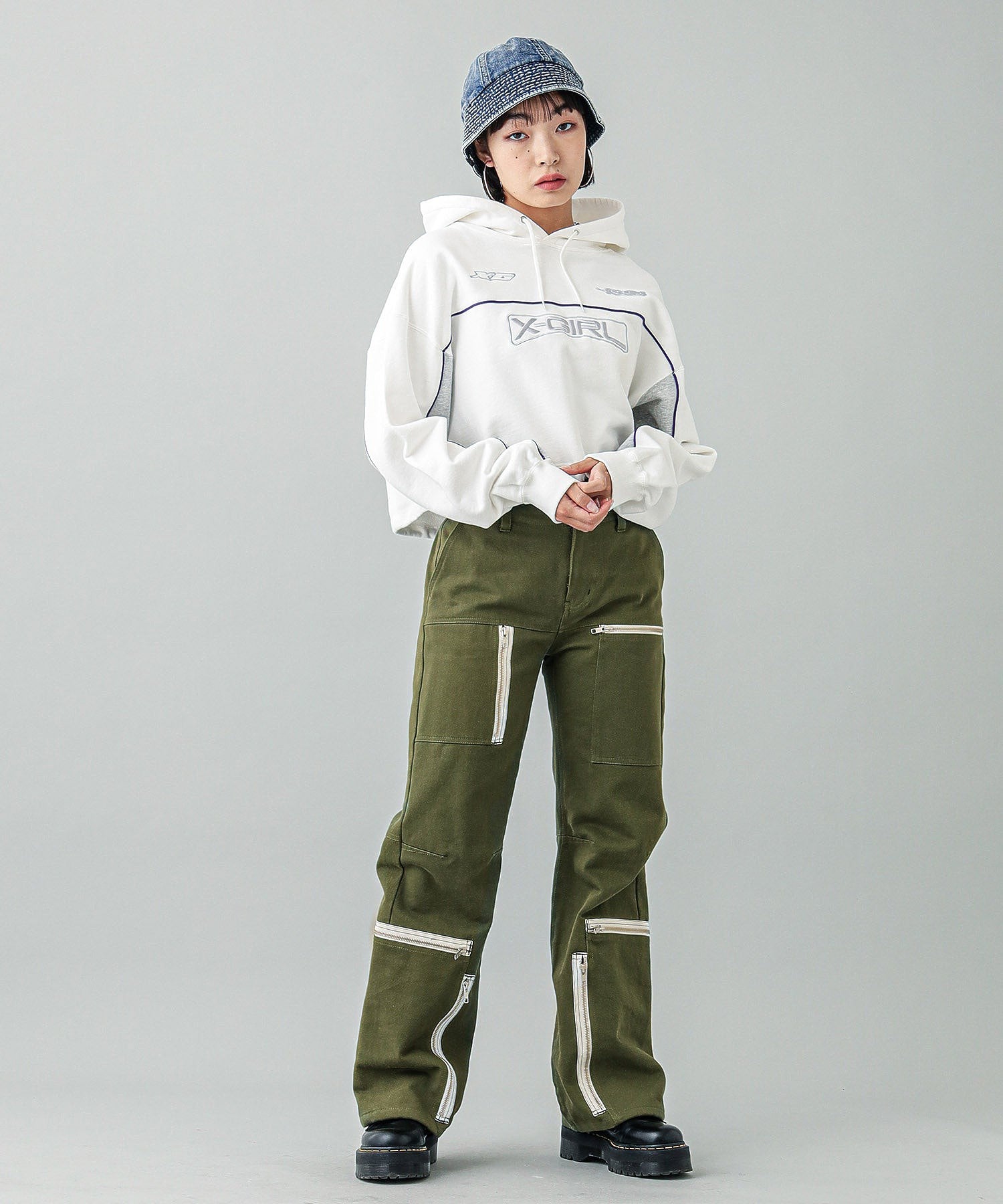 model　H:161cm 着用サイズ:M