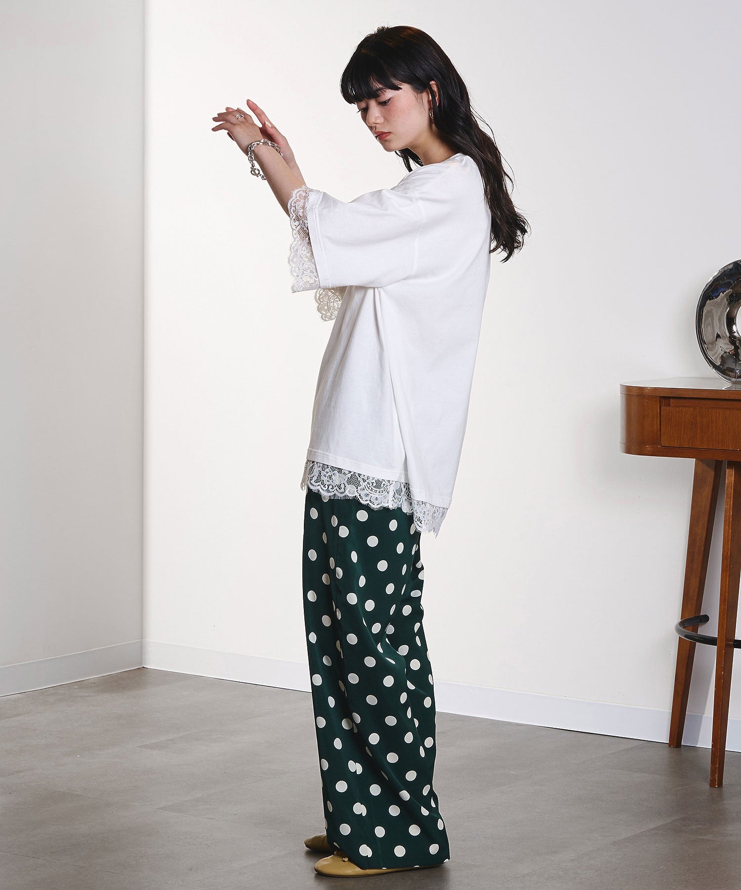 model:163cm 着用サイズ:ONE SIZE