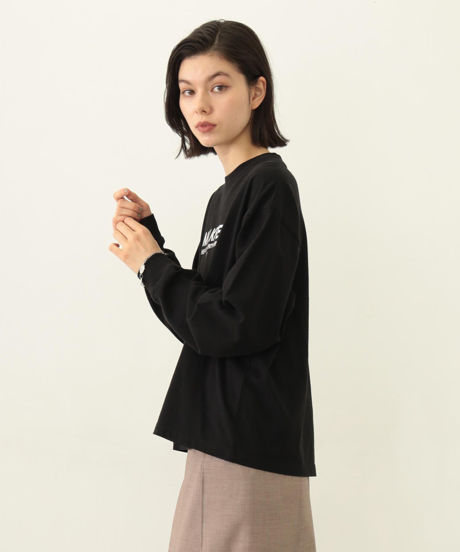 STENCIL LOGO WIDE L/S TEE