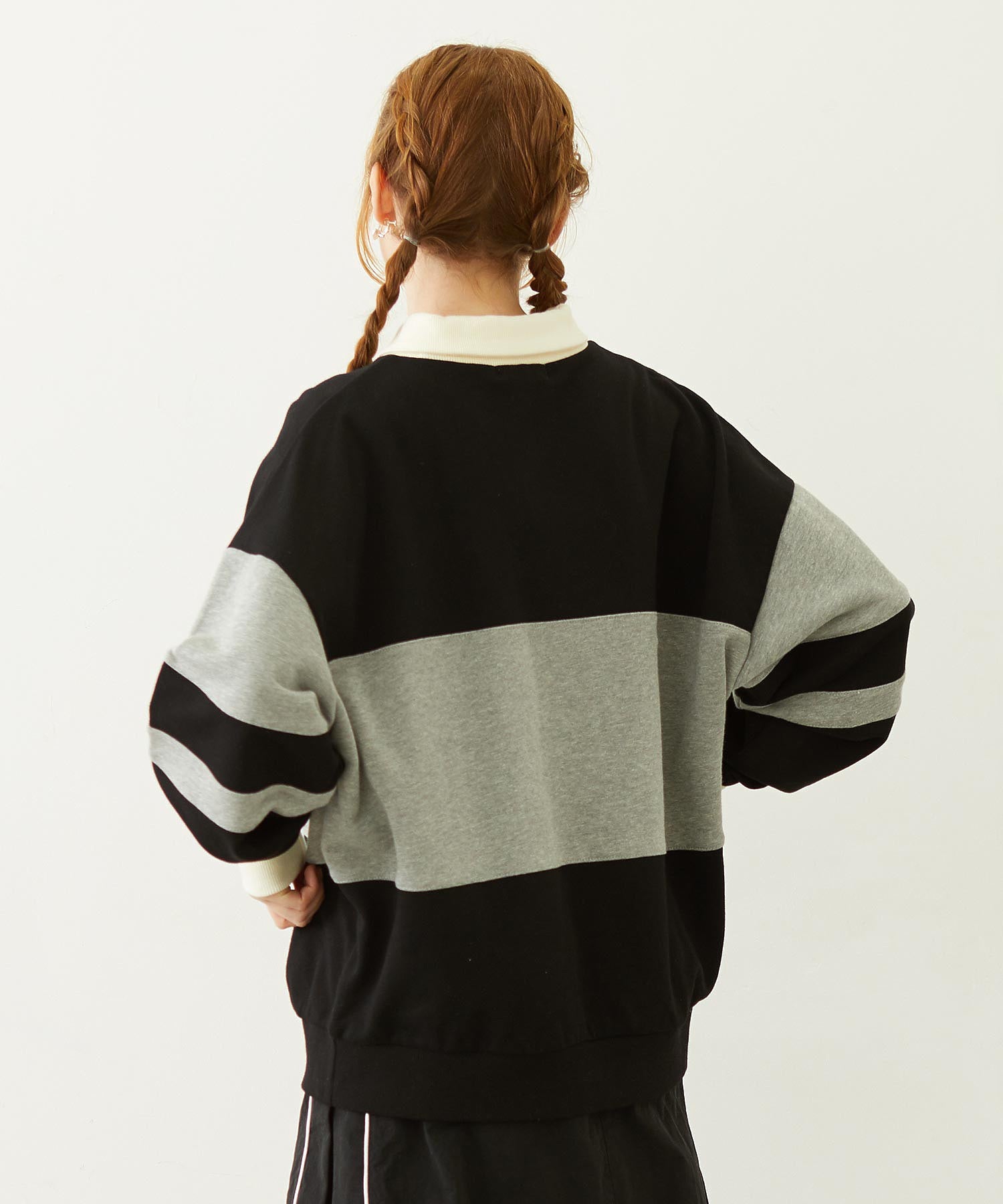 PANELED COLOR BLOCK TOP