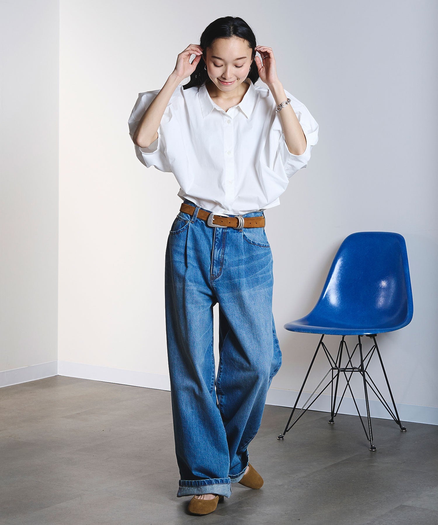 model:161cm 着用サイズ:ONE SIZE