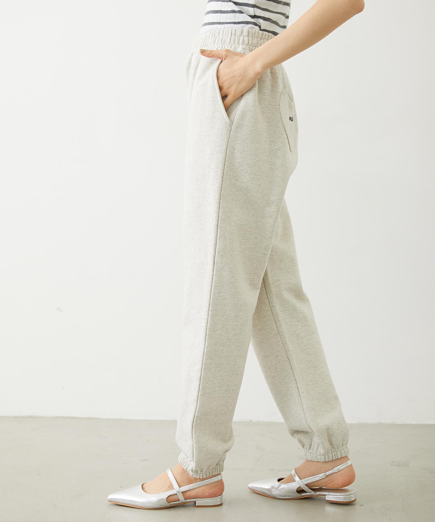 HEART POCKET SWEATPANTS
