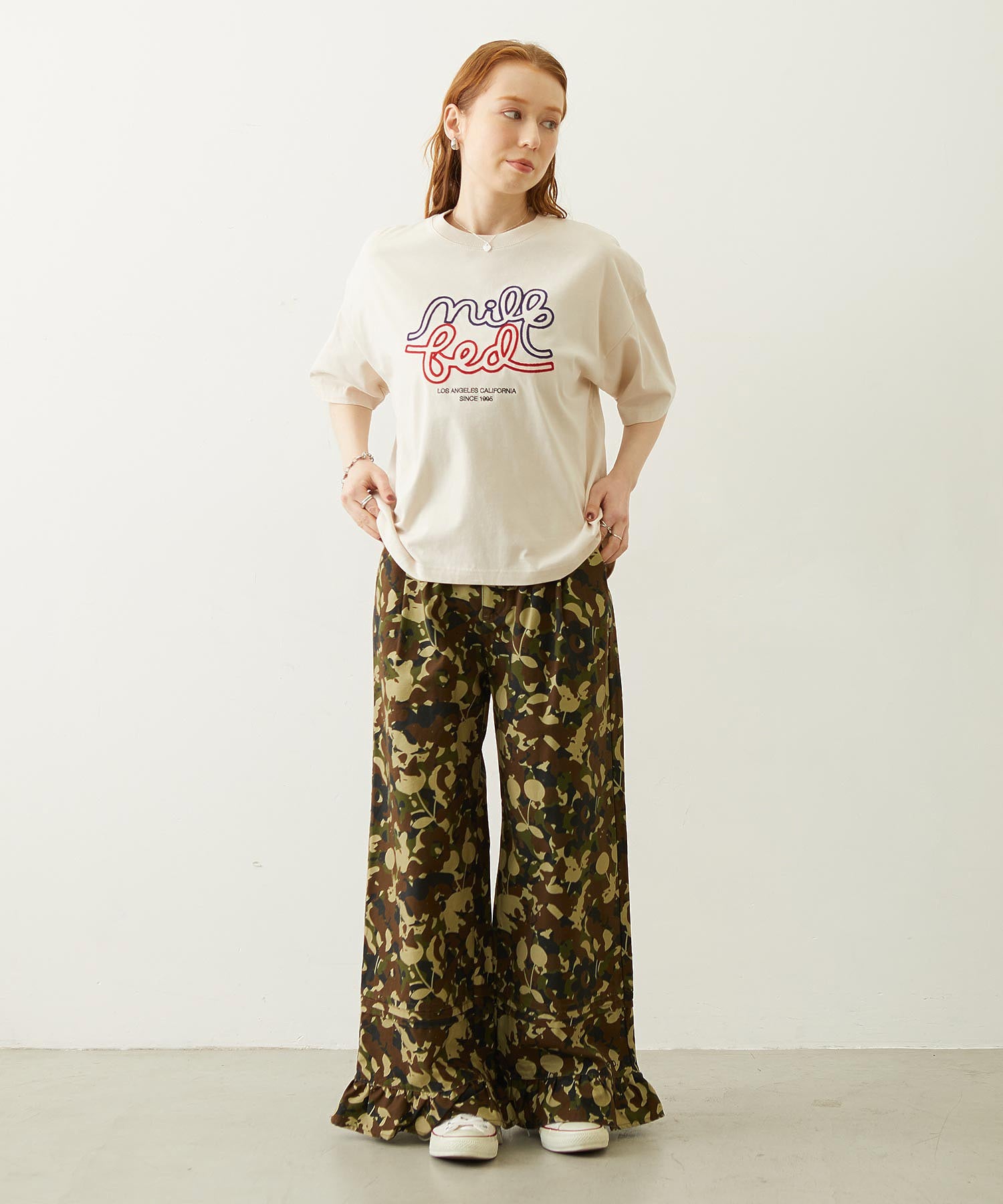 ROPEY LOGO CHAIN STITCH S/S TEE
