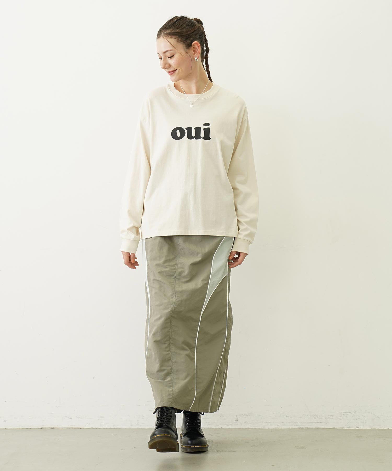 OUI WIDE L/S TEE