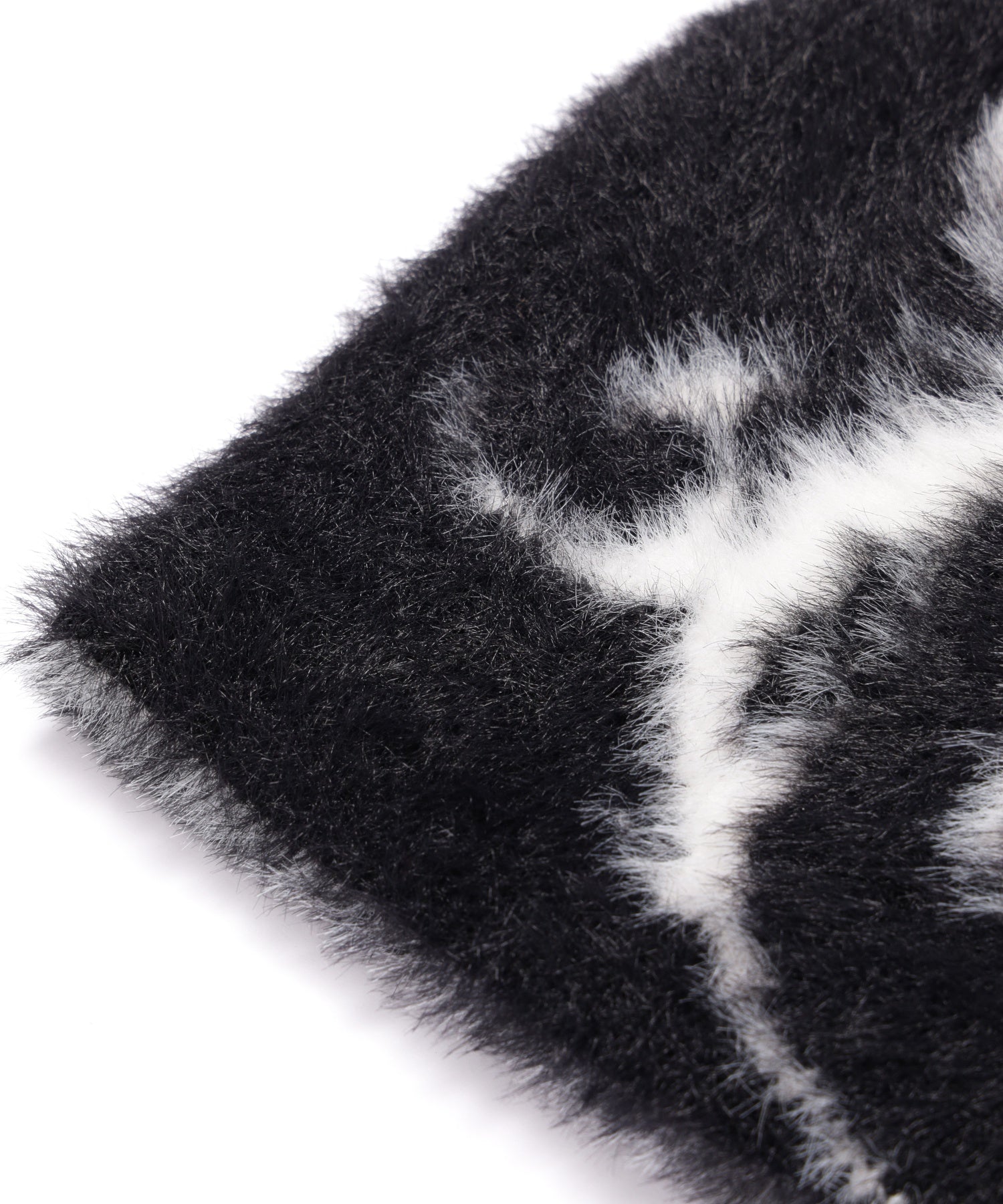FAUX MOHAIR BEANIE