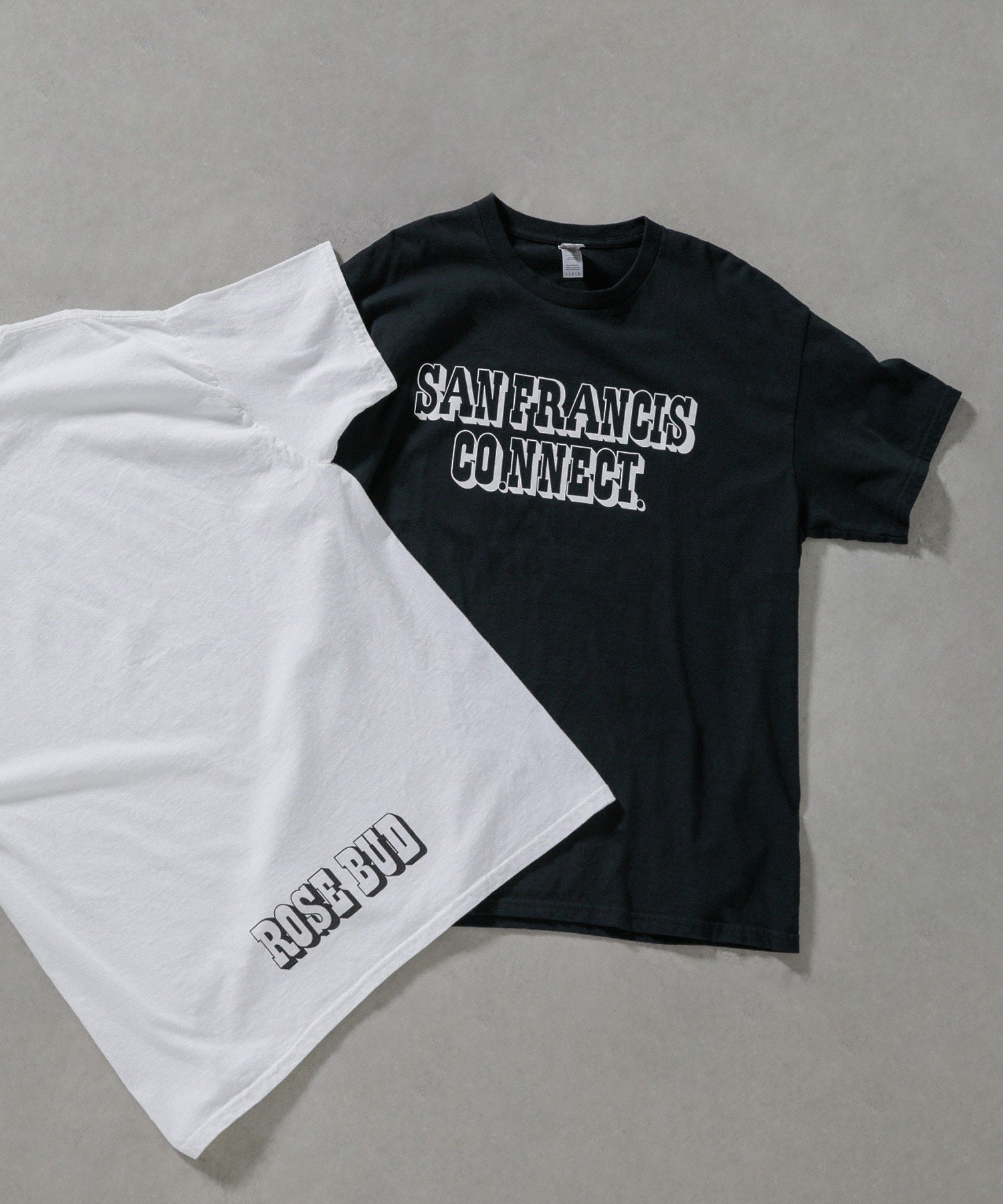 SANFRANCISCO.NNECT. × ROSE BUD Tシャツ