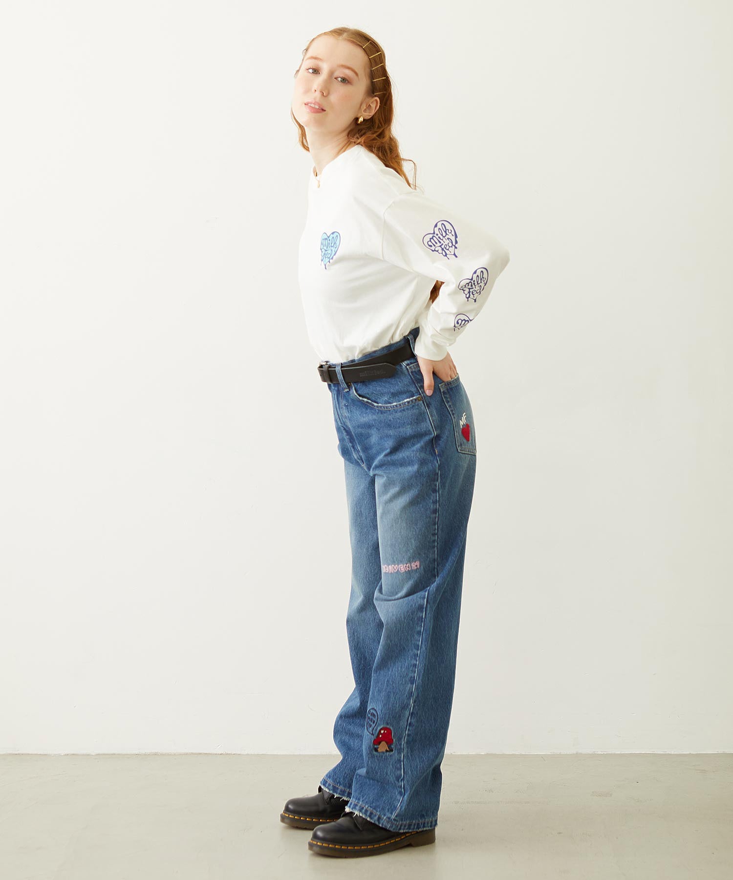 MELTY HEART WIDE L/S TEE