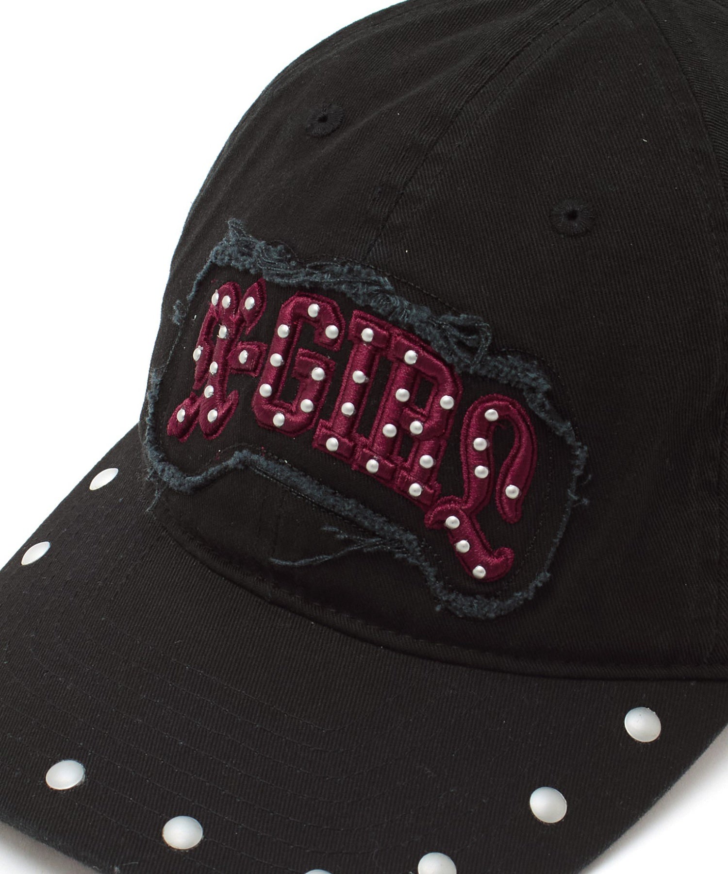 STUDDED LOGO PATCH 6PANEL CAP