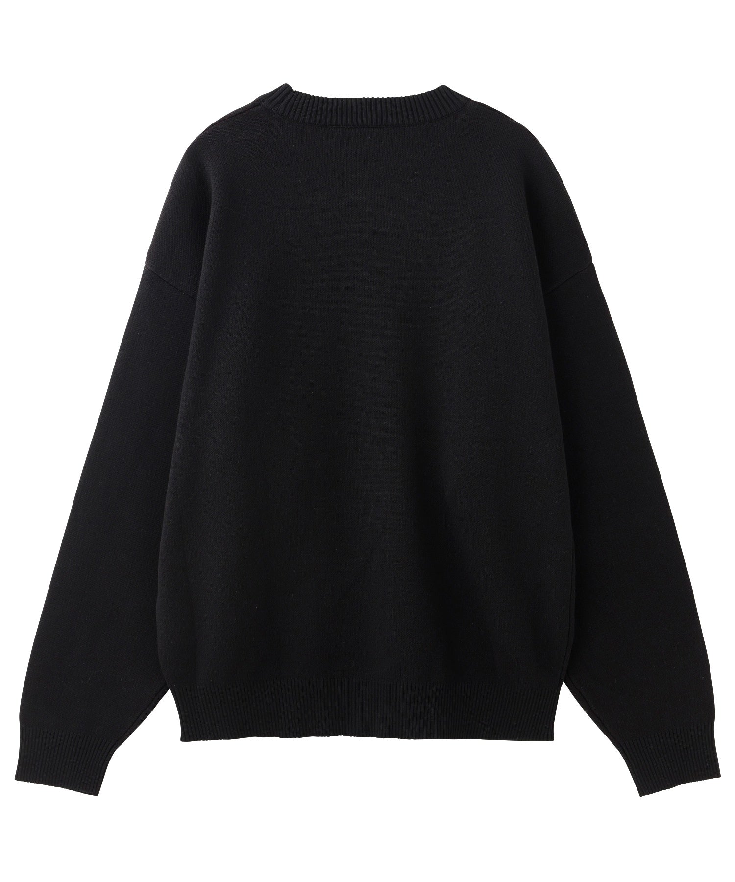 GOTHIC LOGO JACQUARD KNIT TOP