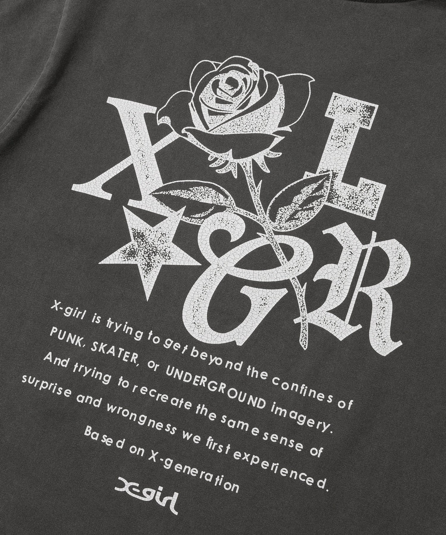 ROSE LOGO FADED S/S TEE