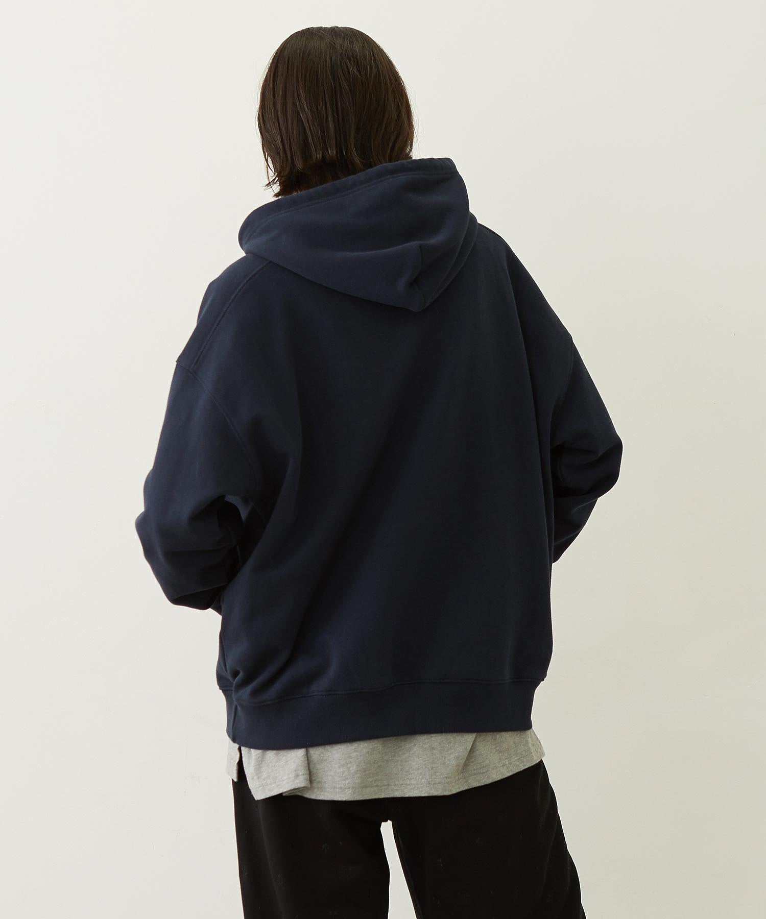 RETRO LOGO FELT PATCH SWEAT HOODIE