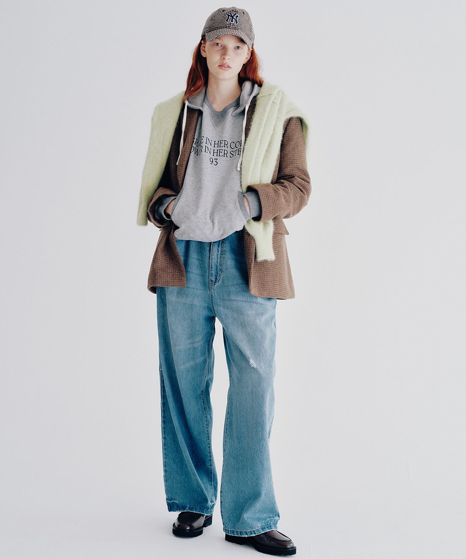mici/RIVETED DENIM PANTS