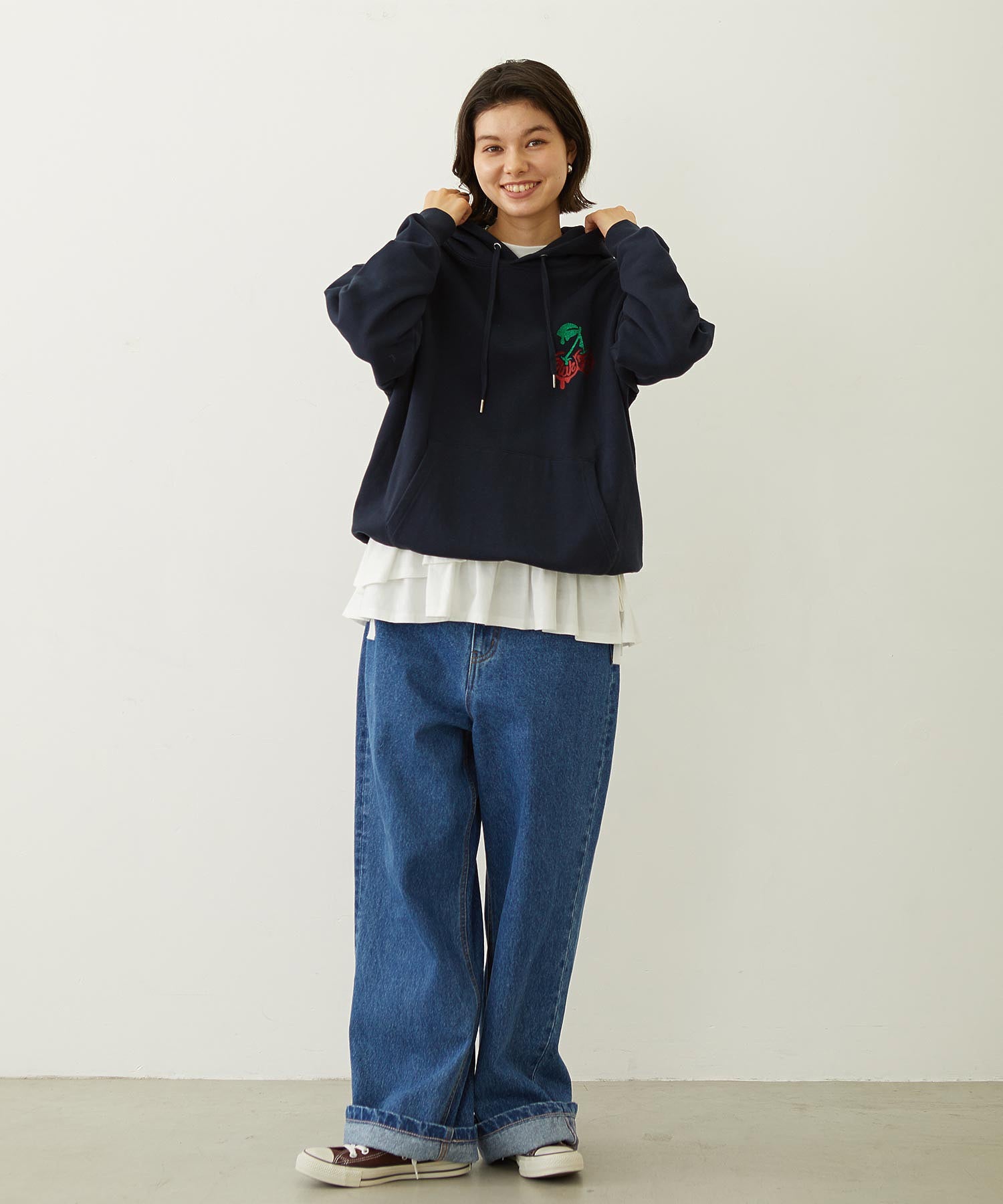 ASYMMETRIC FRILL TOP