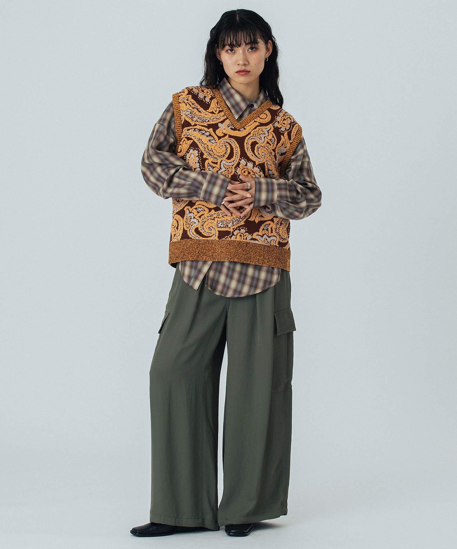 model:167cm 着用サイズ:S