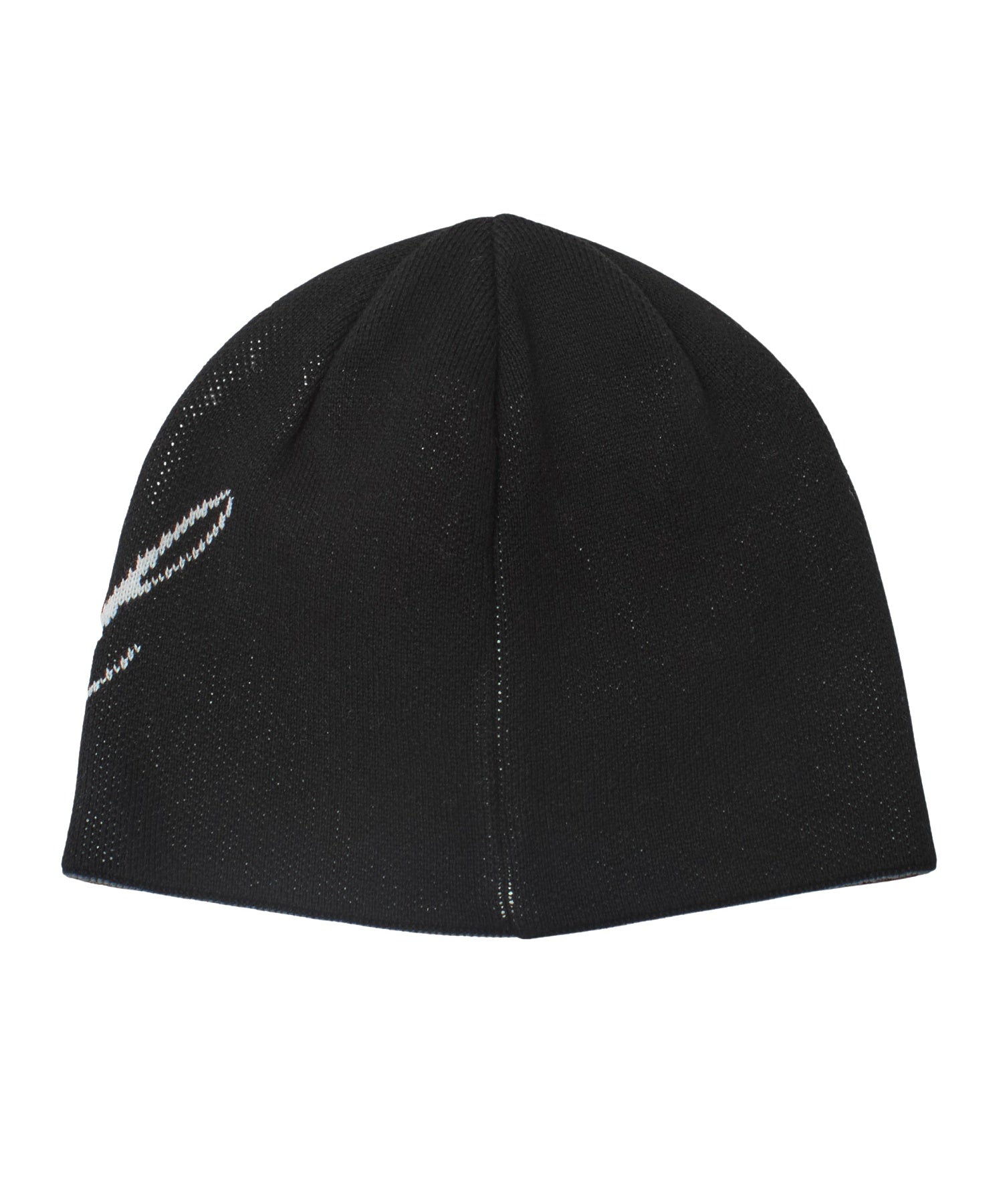 LOGO AND HAZY PATTERN REVERSIBLE BEANIE