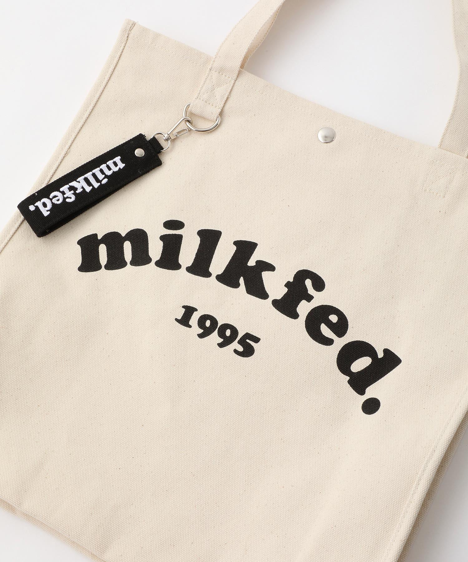 PIPING SQUARE TOTE COOPER LOGO MILKFED.