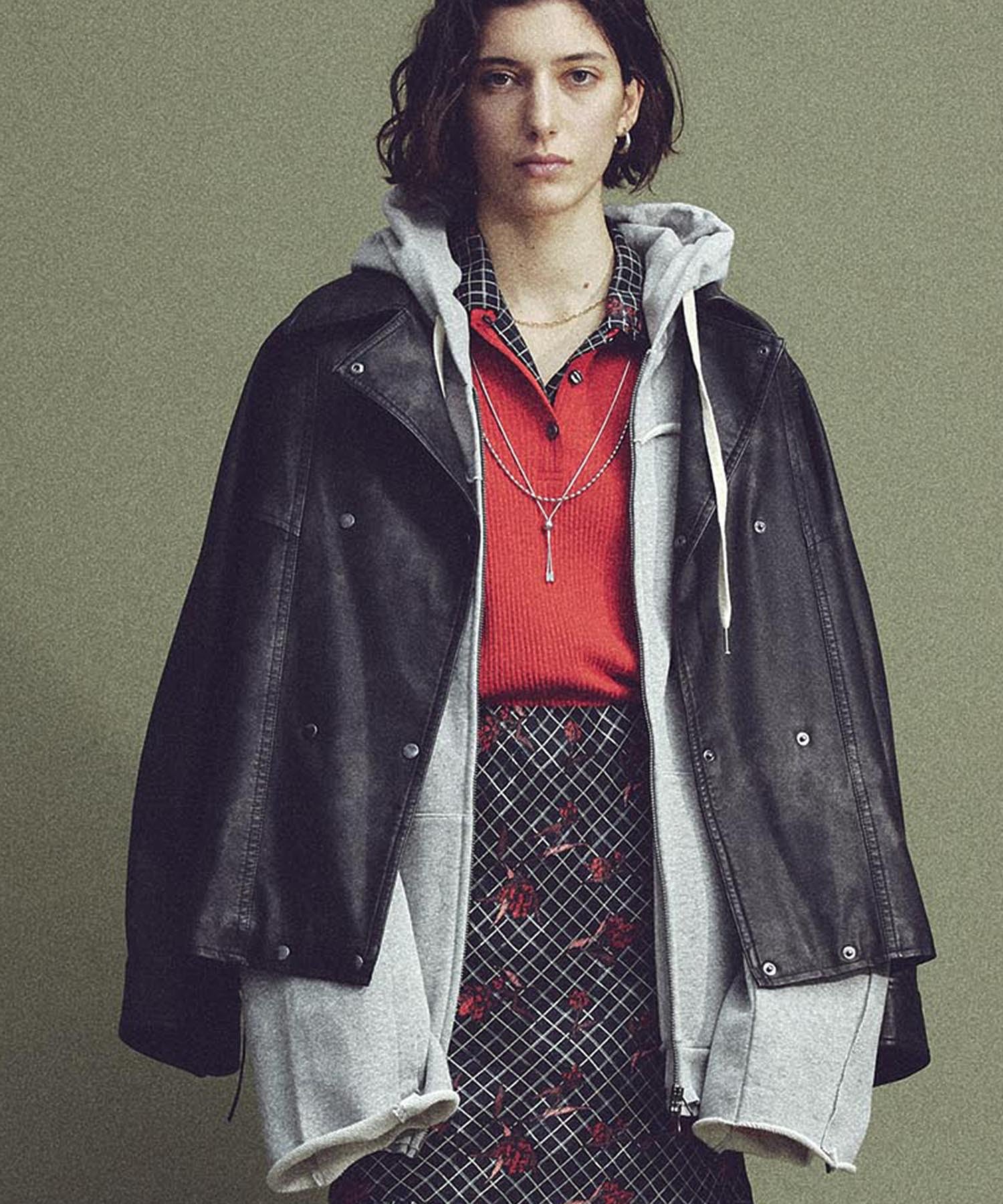 LEATHER LIKE JACKET