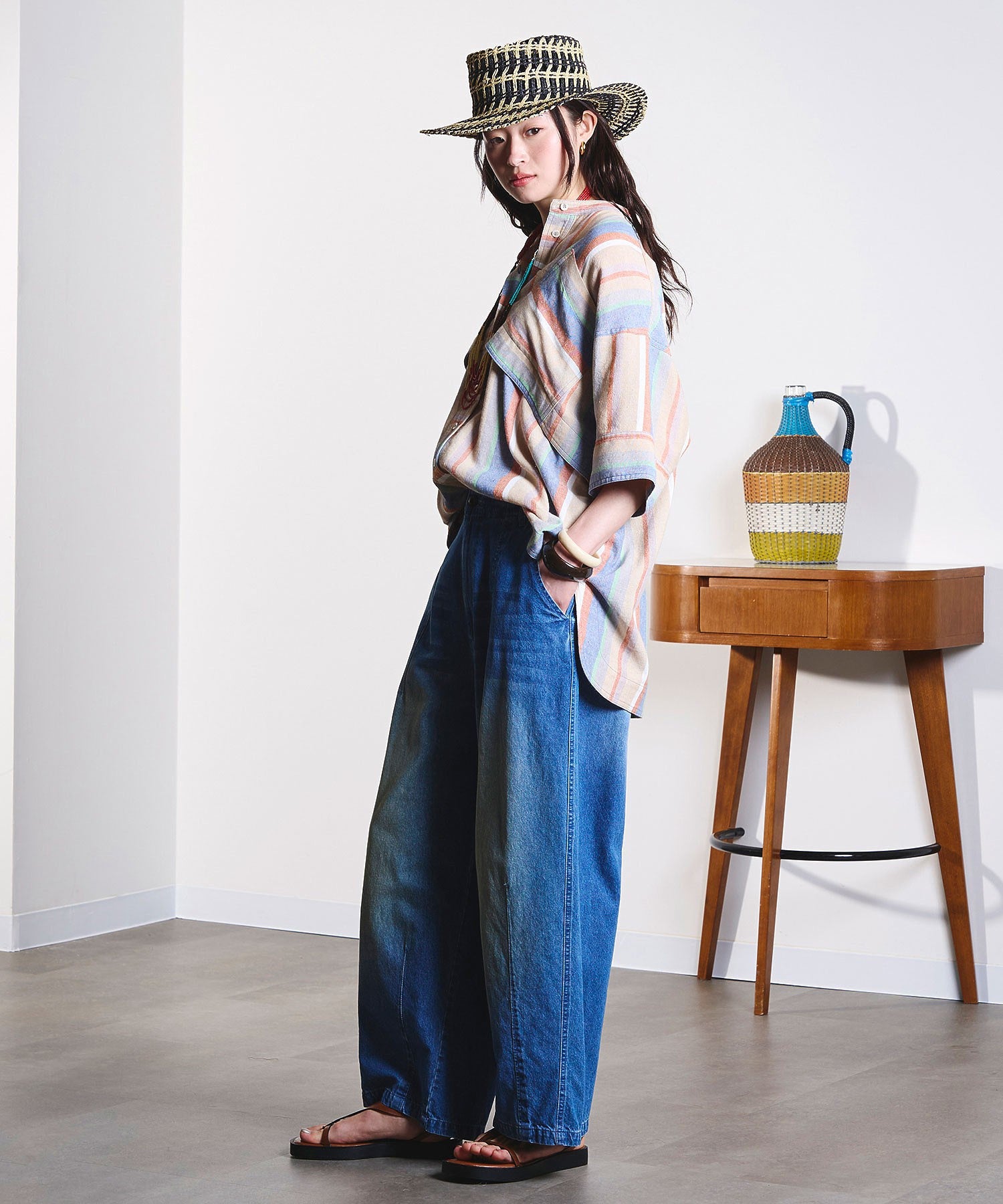 model:171cm 着用サイズ:ONE SIZE