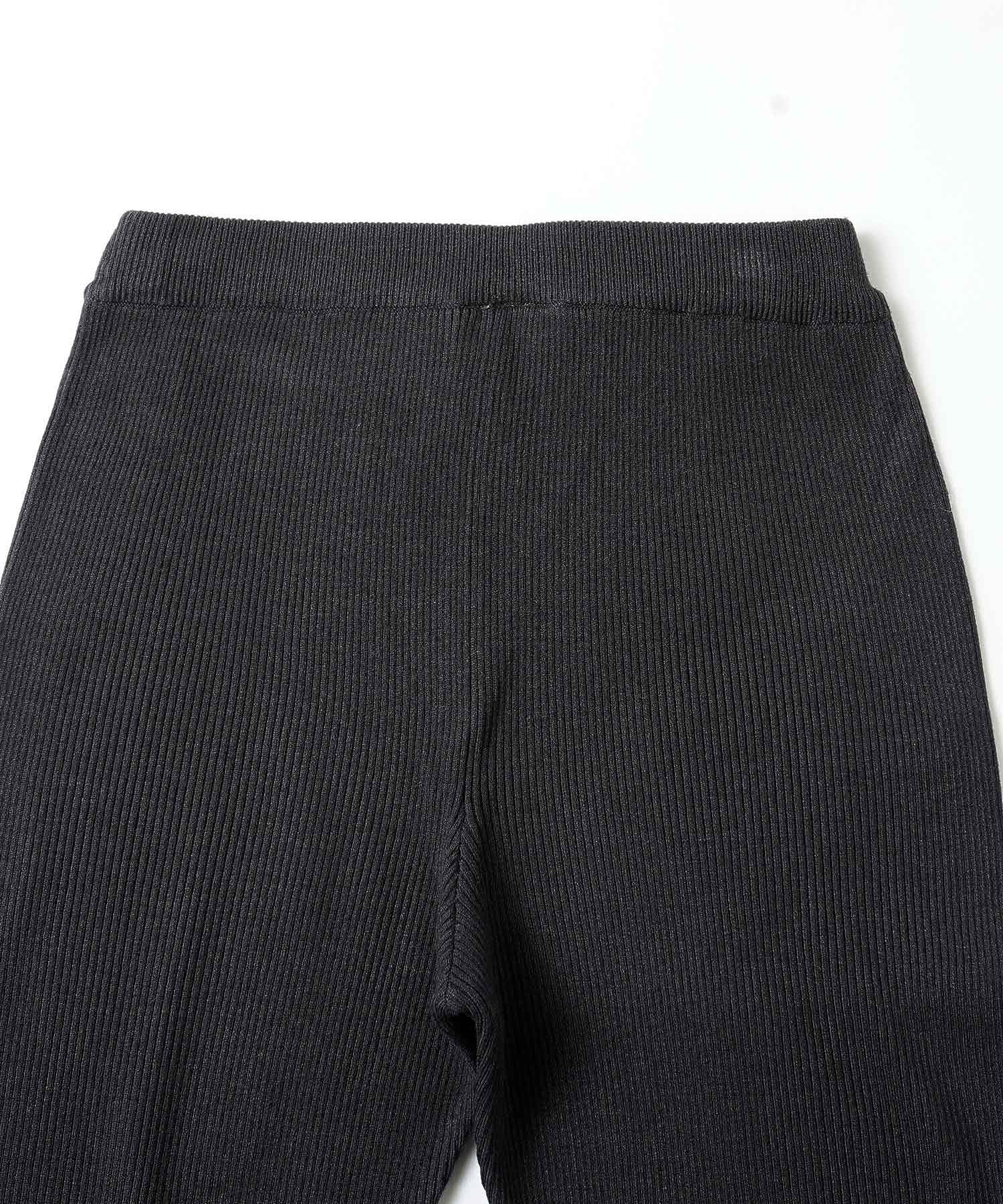 PARTIAL STRIPE KNIT PANTS X-girl