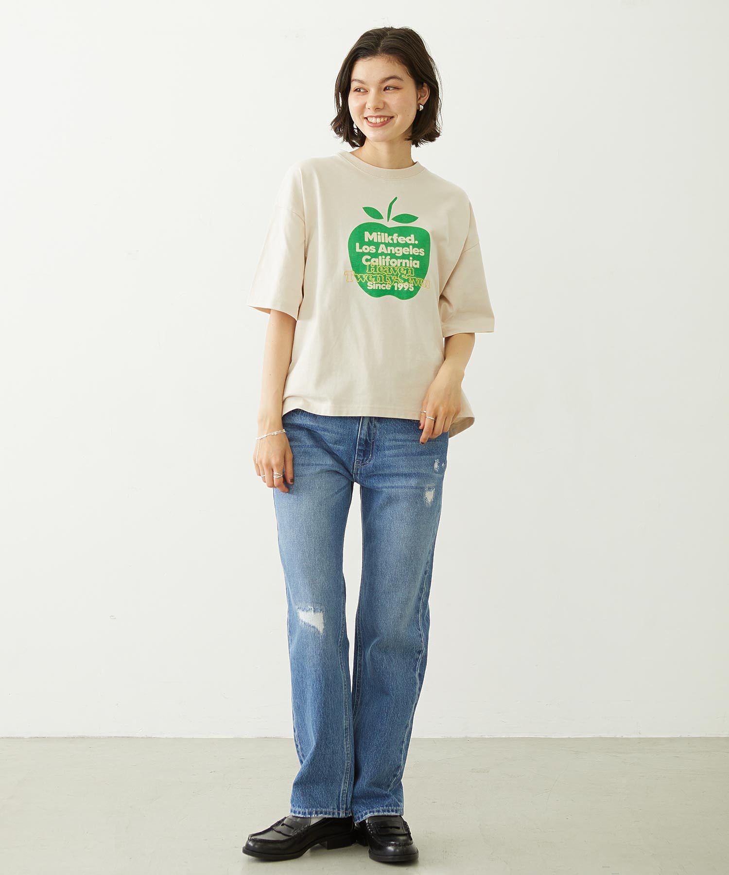 APPLE EMBROIDERY S/S TEE