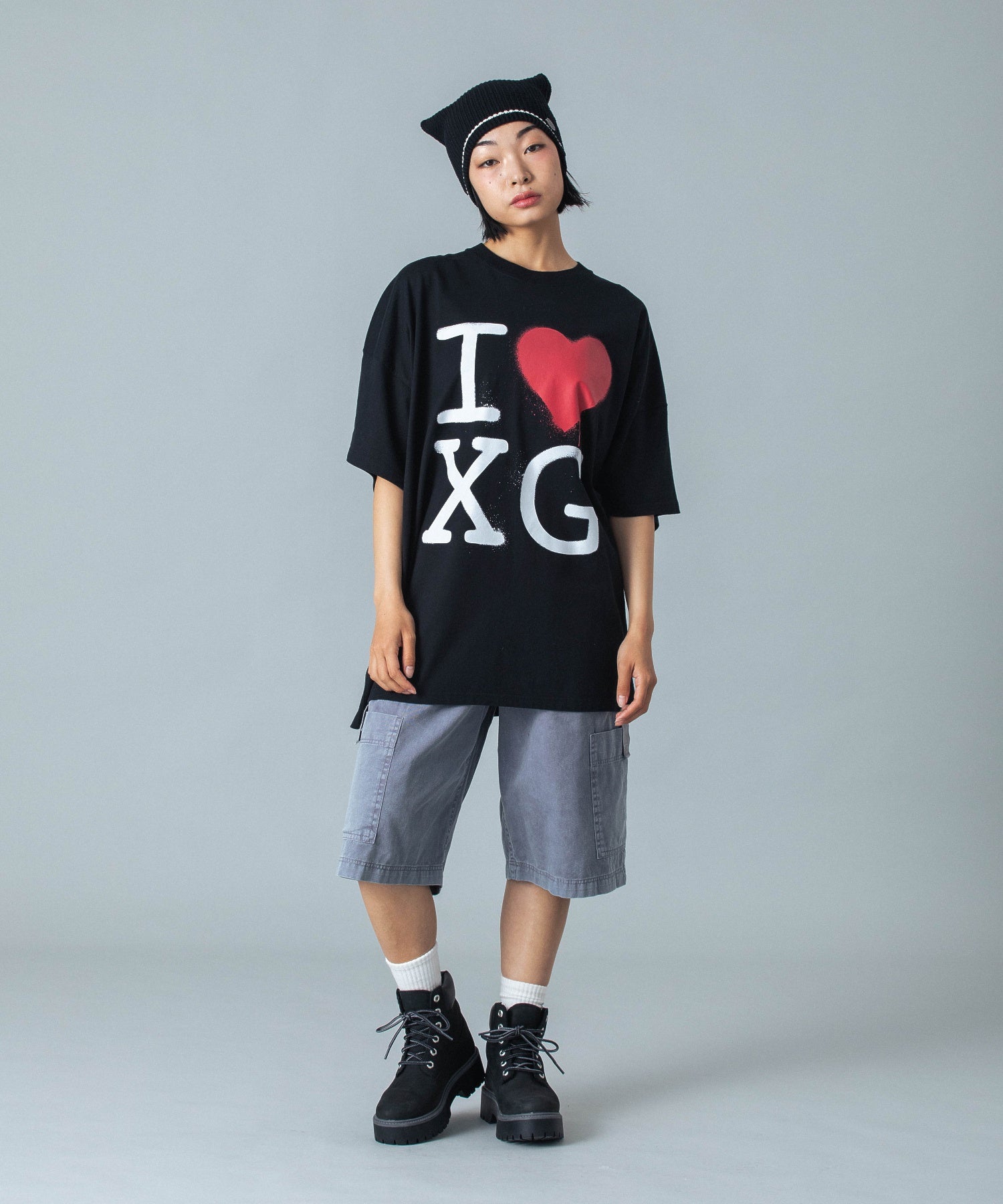 FADED FACE EASY HALF PANTS