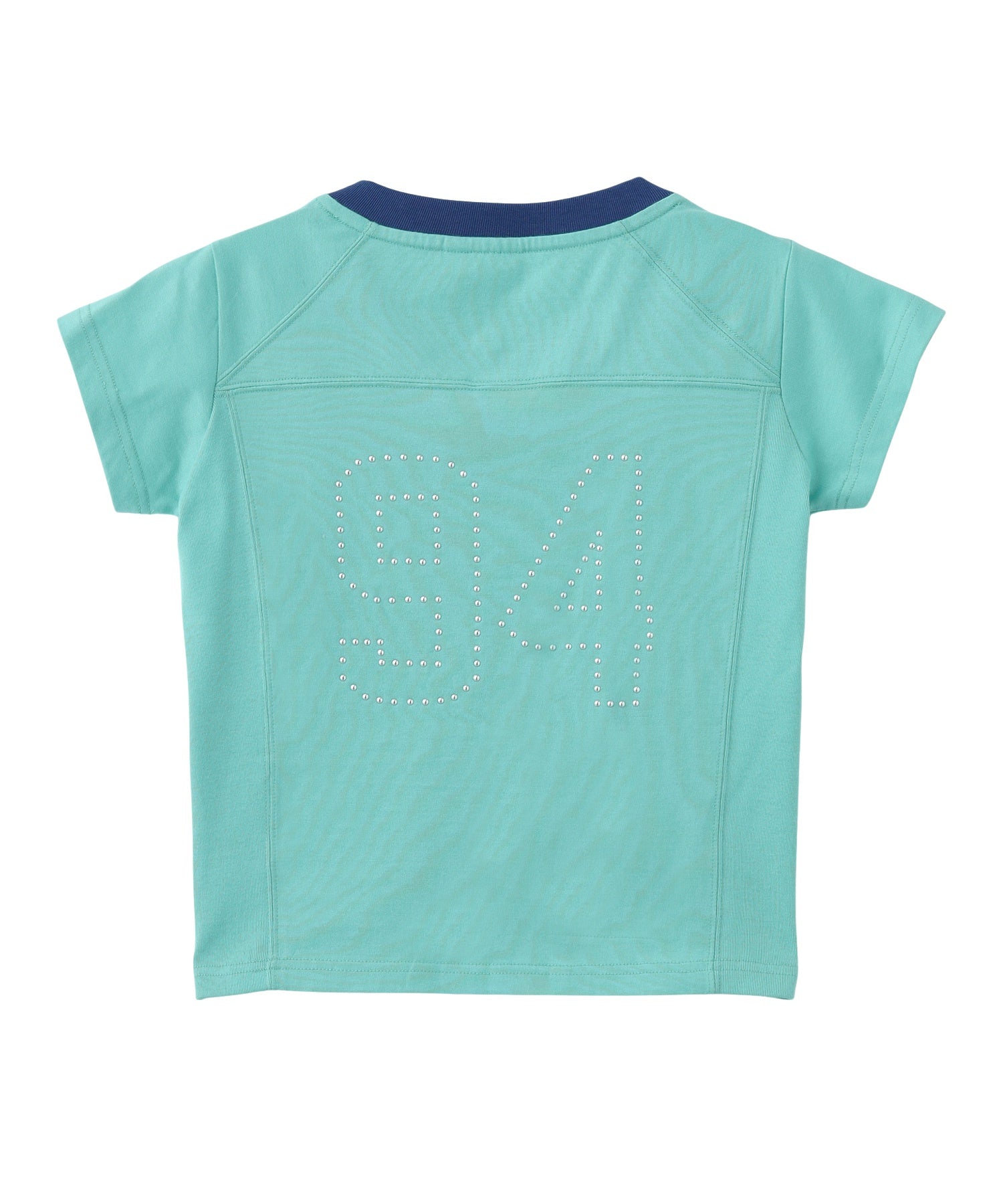 STUDDED NUMBER S/S BABY TEE