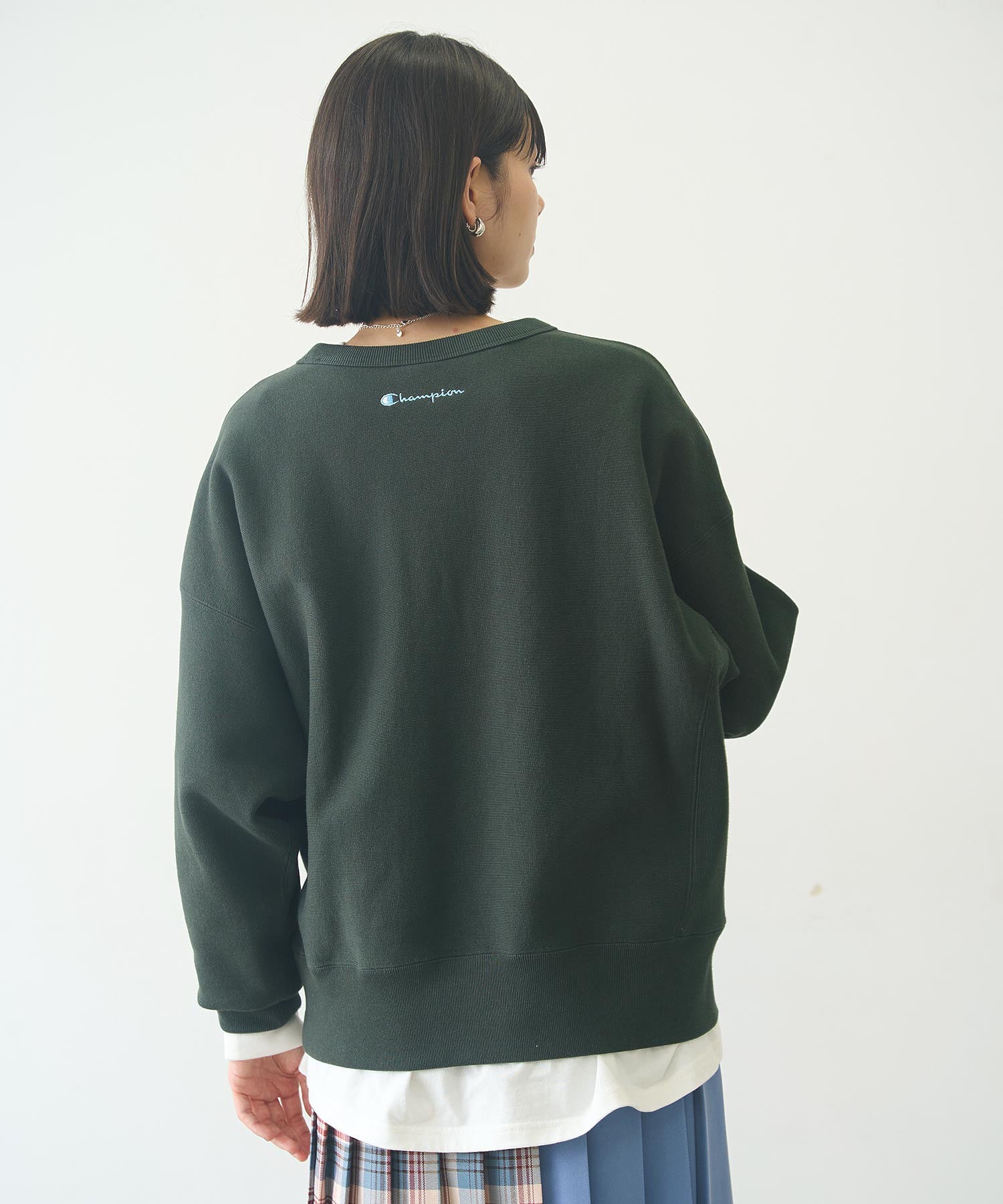 MILKFED.×CHAMPION SWEAT TOP