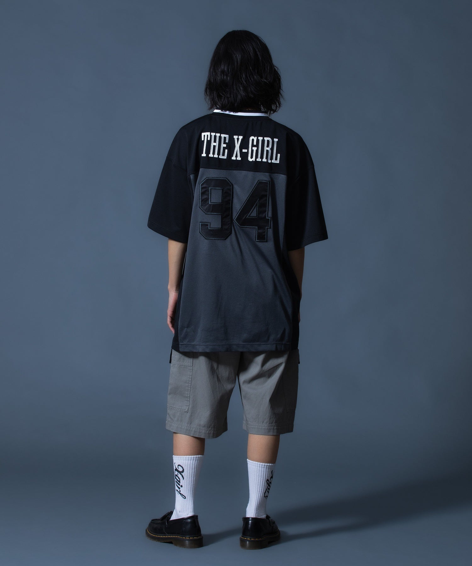 FACE LABEL FOOTBALL TEE DRESS