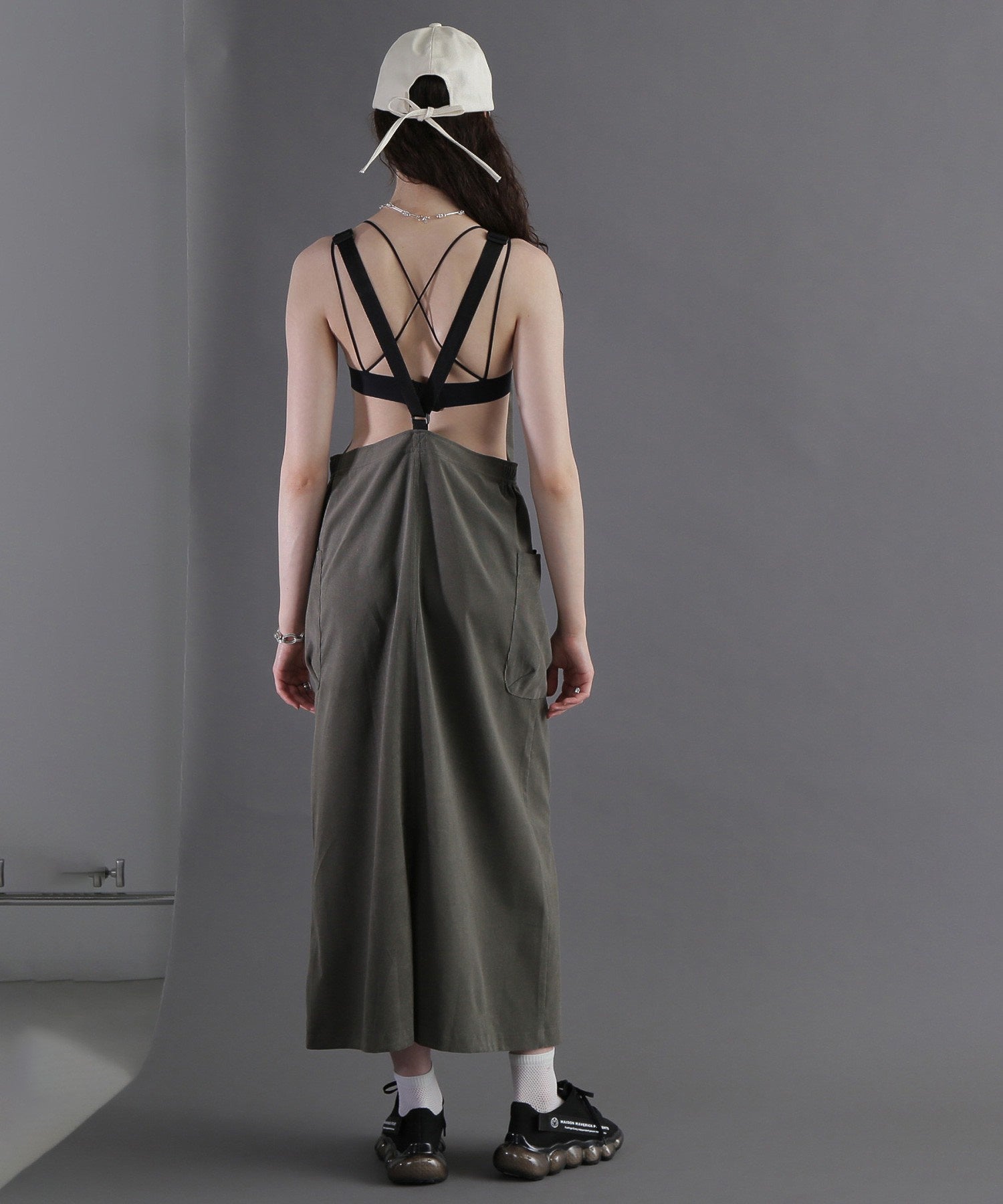 GENE HEAVENS×THOUSAND MILE<br><br>サウザンドマイル コラボレーション フロントジップ サロペット